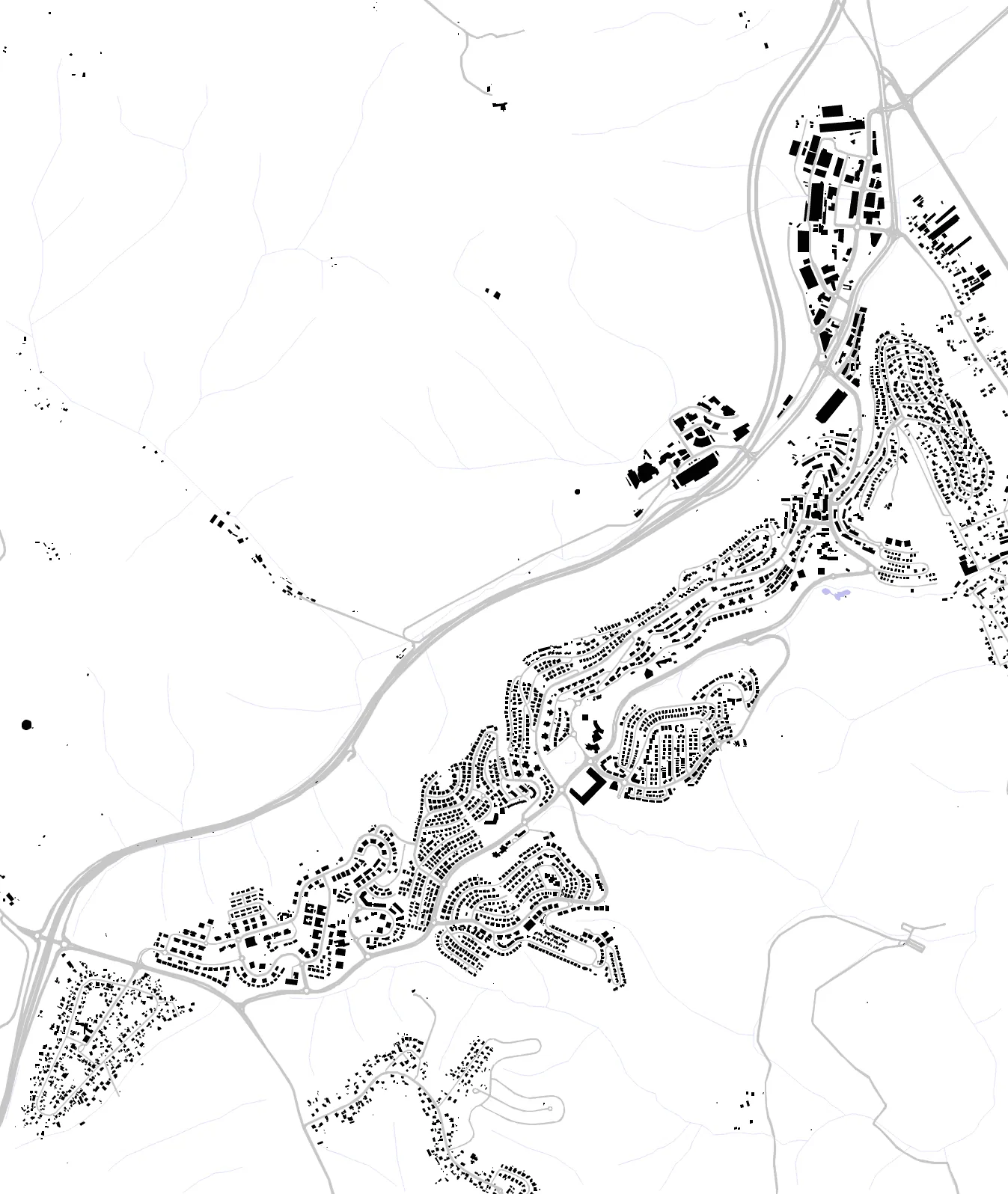 Yokneam figure ground plan