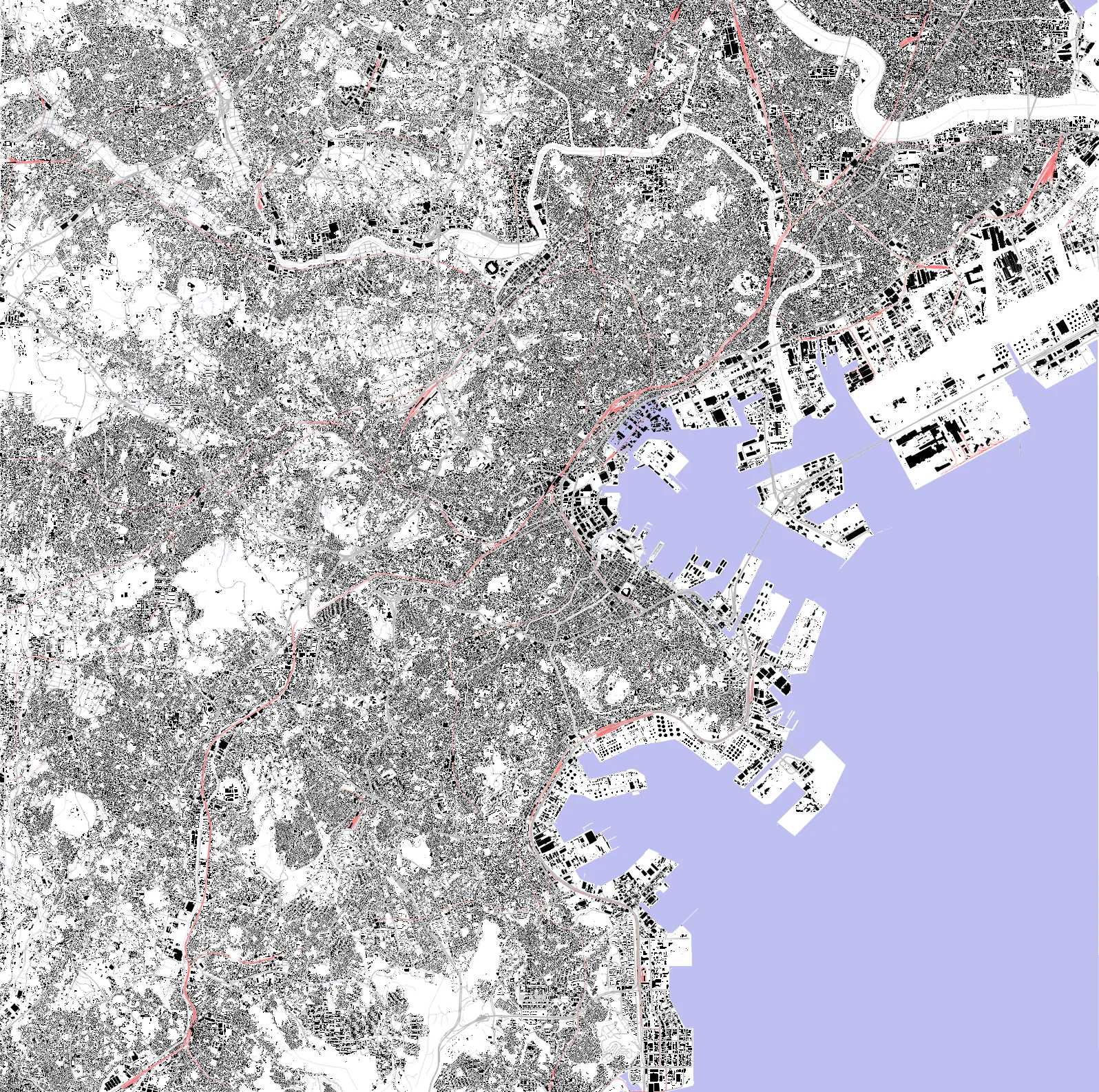 Yokohama figure ground plan