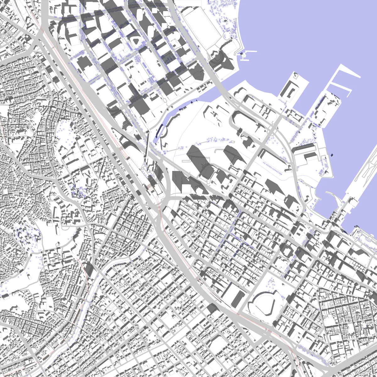 Yokohama site plan (2.5 km)