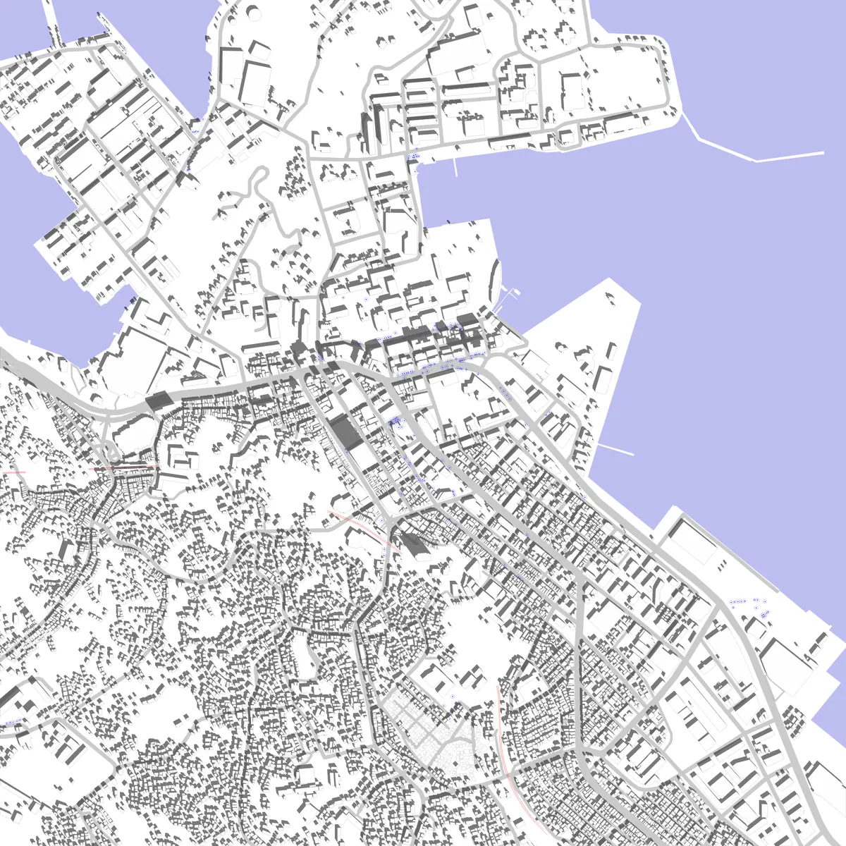 横須賀 敷地図 (2.5 km)