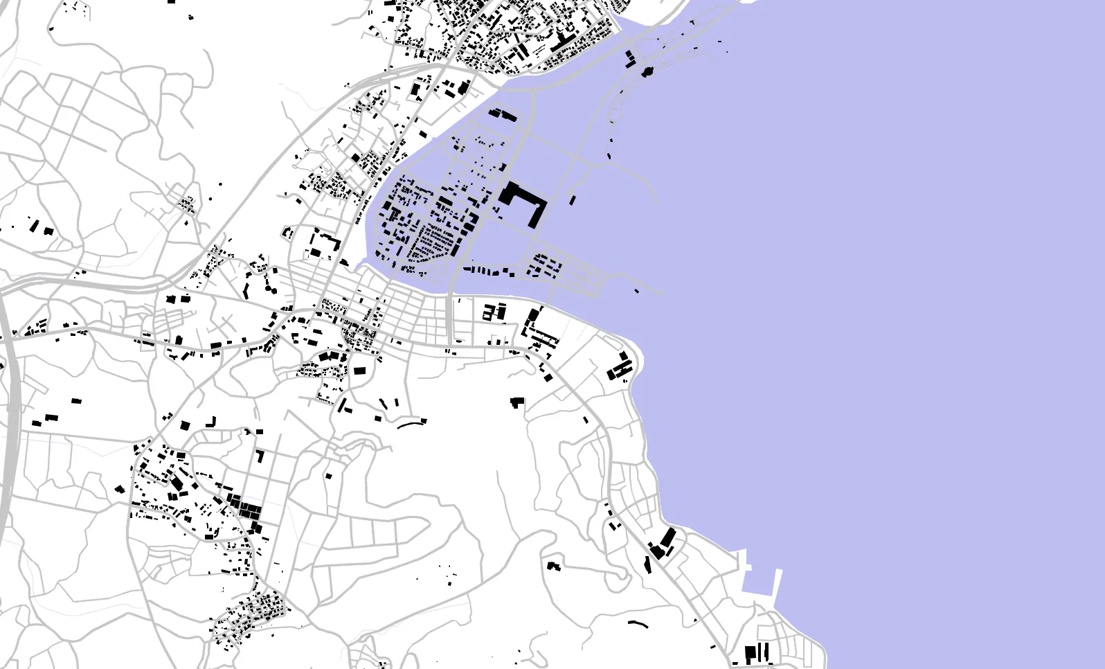 Yonabaru figure ground plan