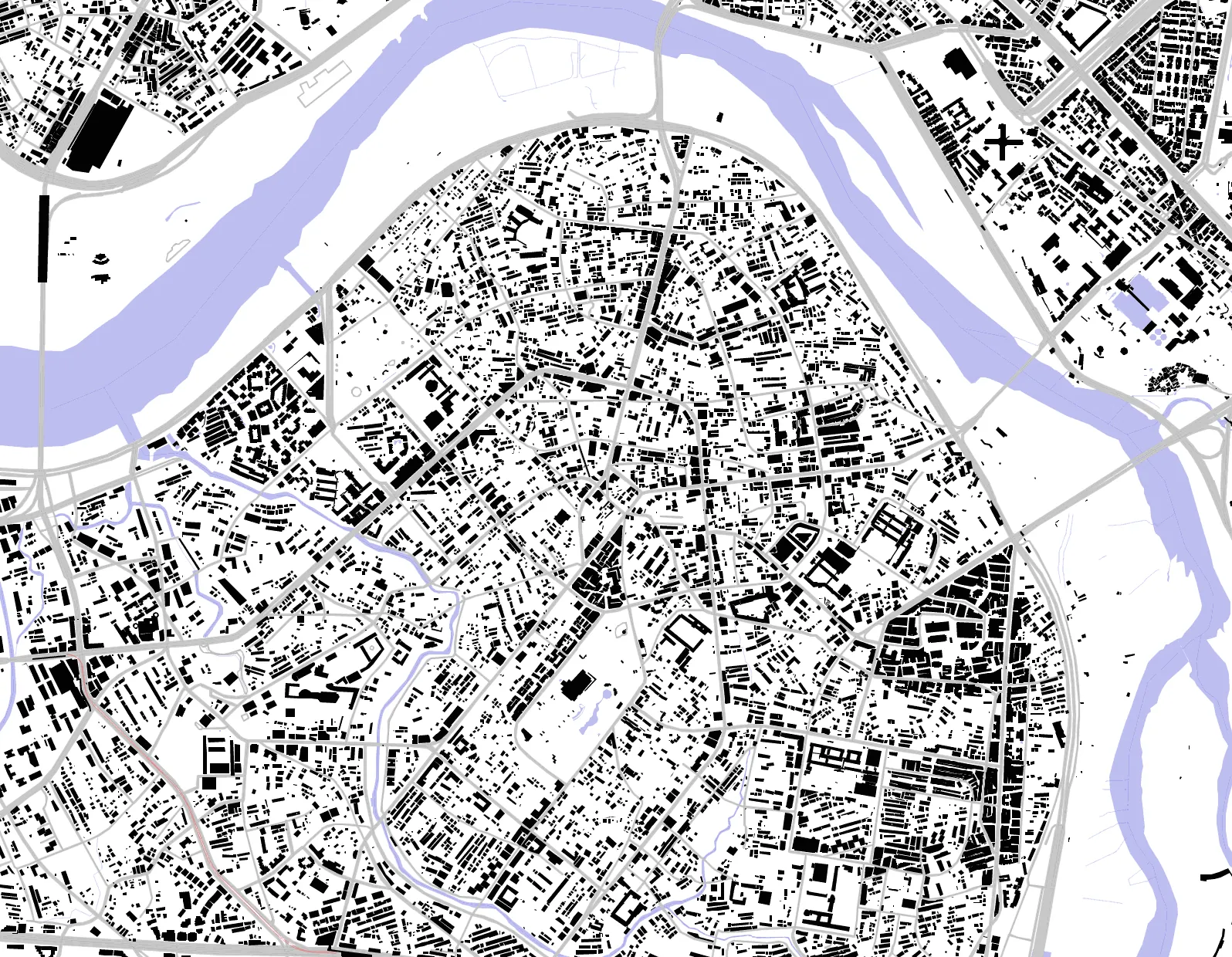 Yonghe figure ground plan