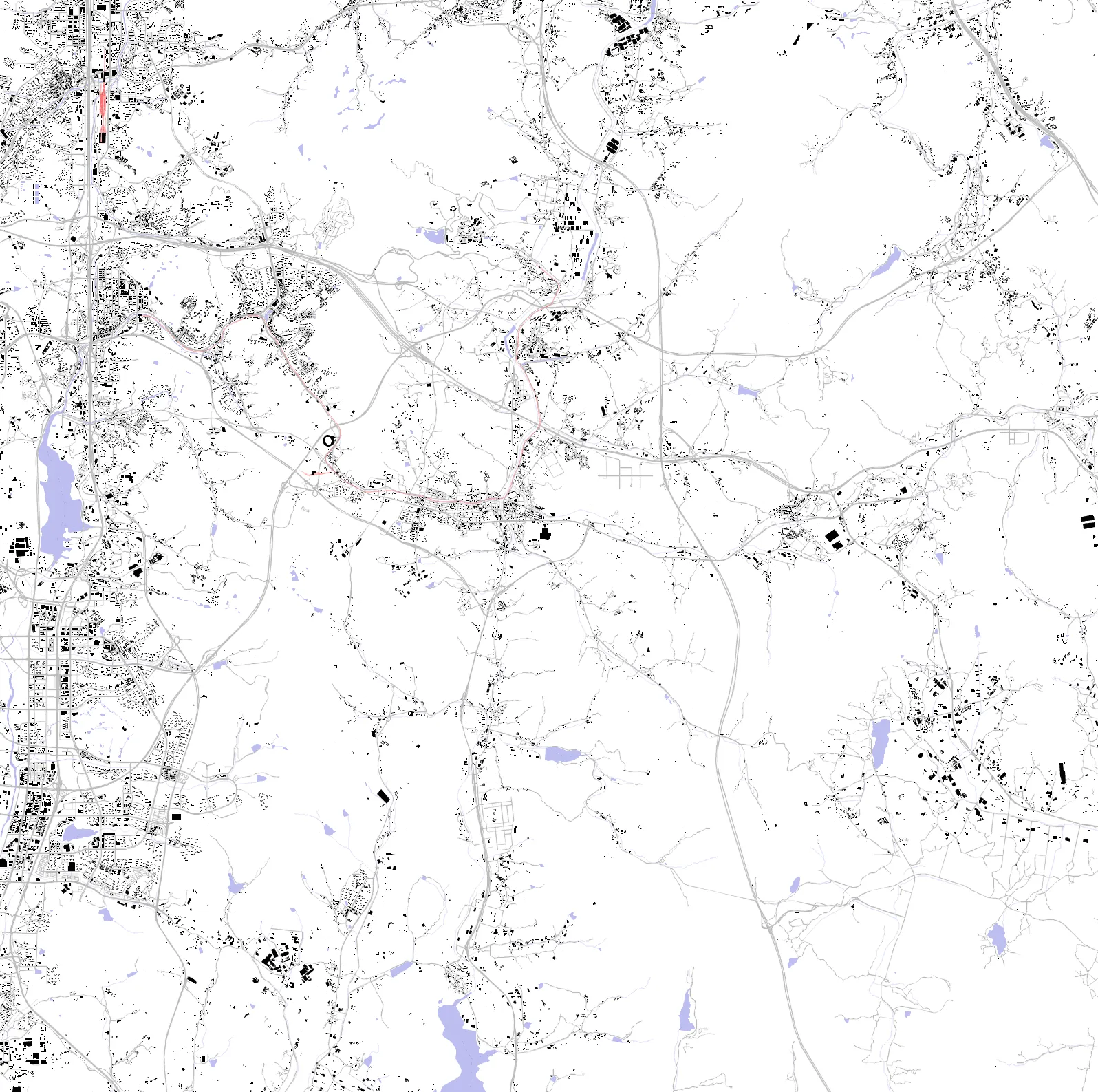 Yongin figure ground plan