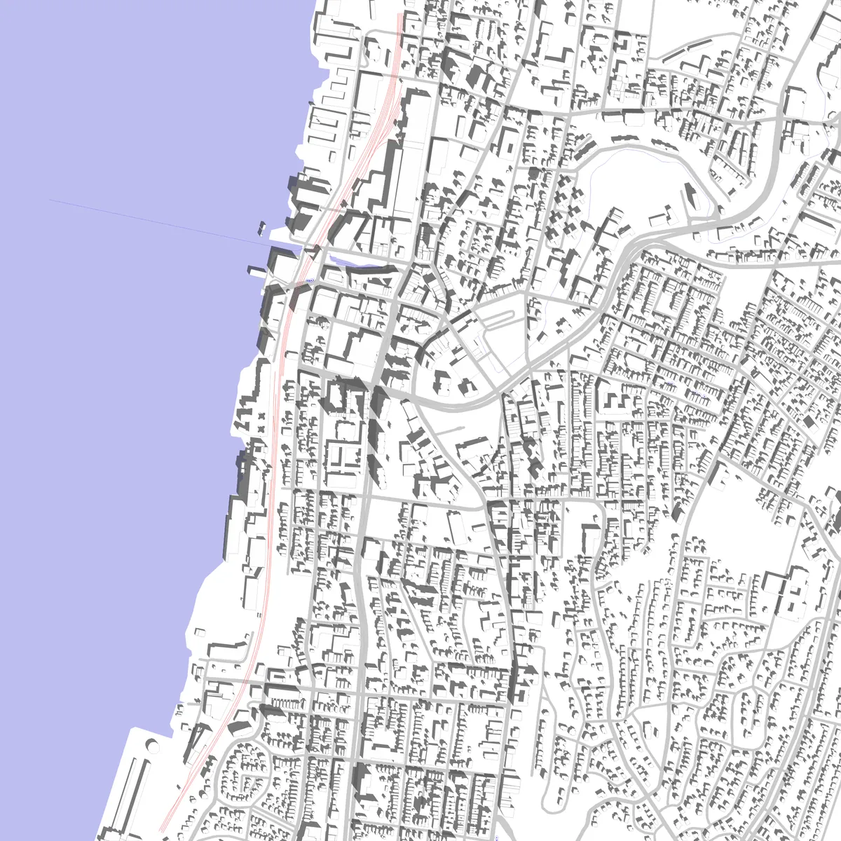 Yonkers site plan (2.5 km)
