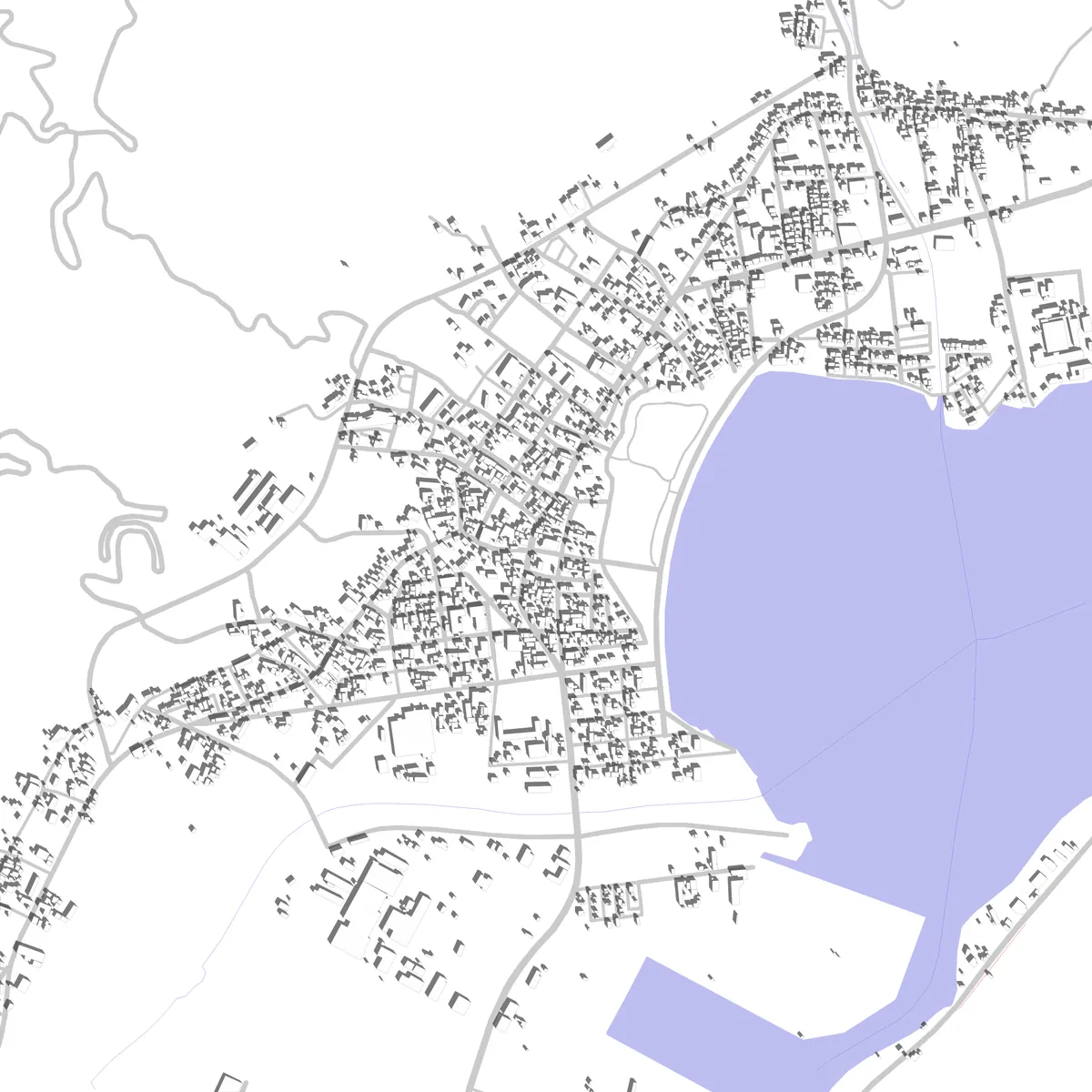 与謝野 敷地図 (2.5 km)