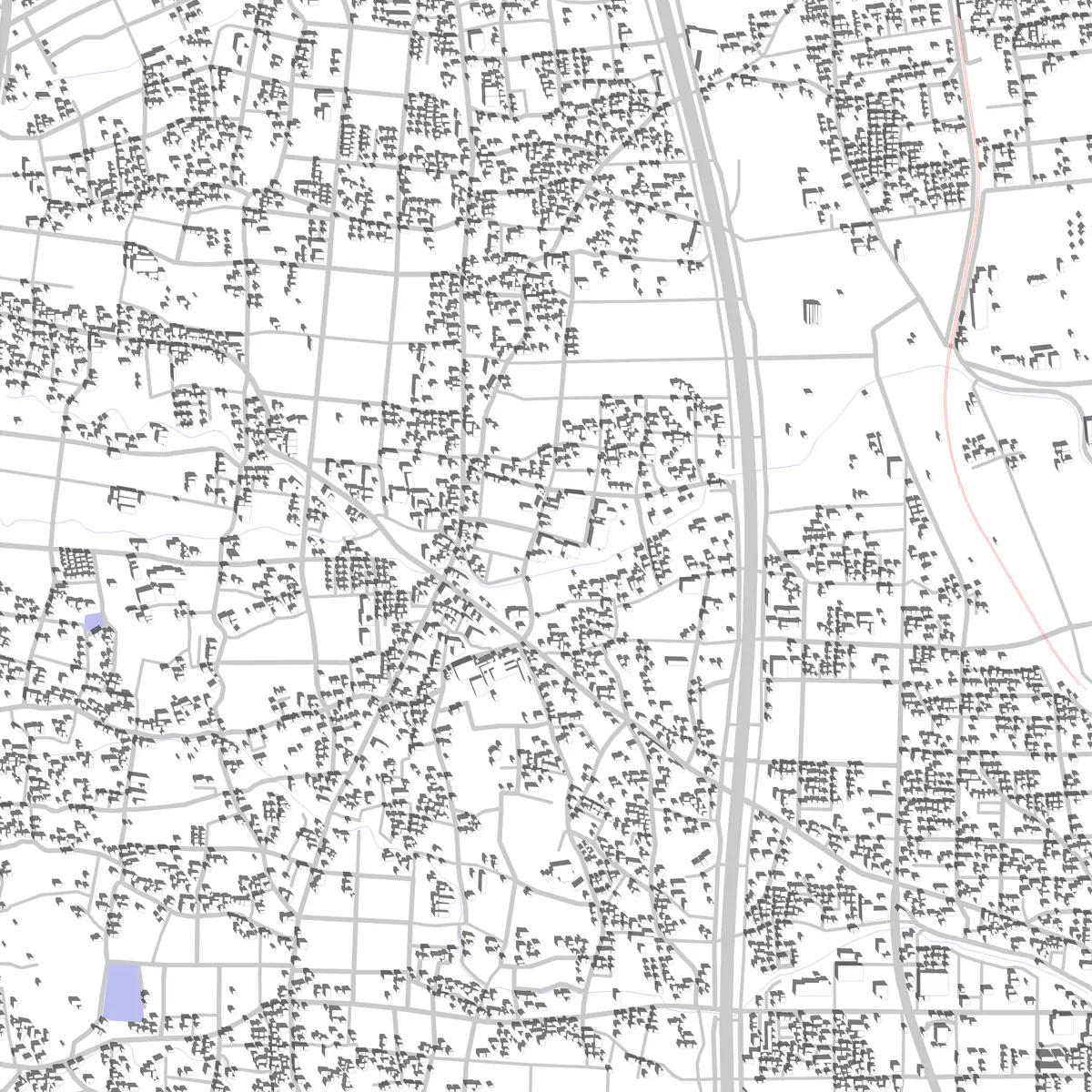 吉岡 敷地図 (2.5 km)