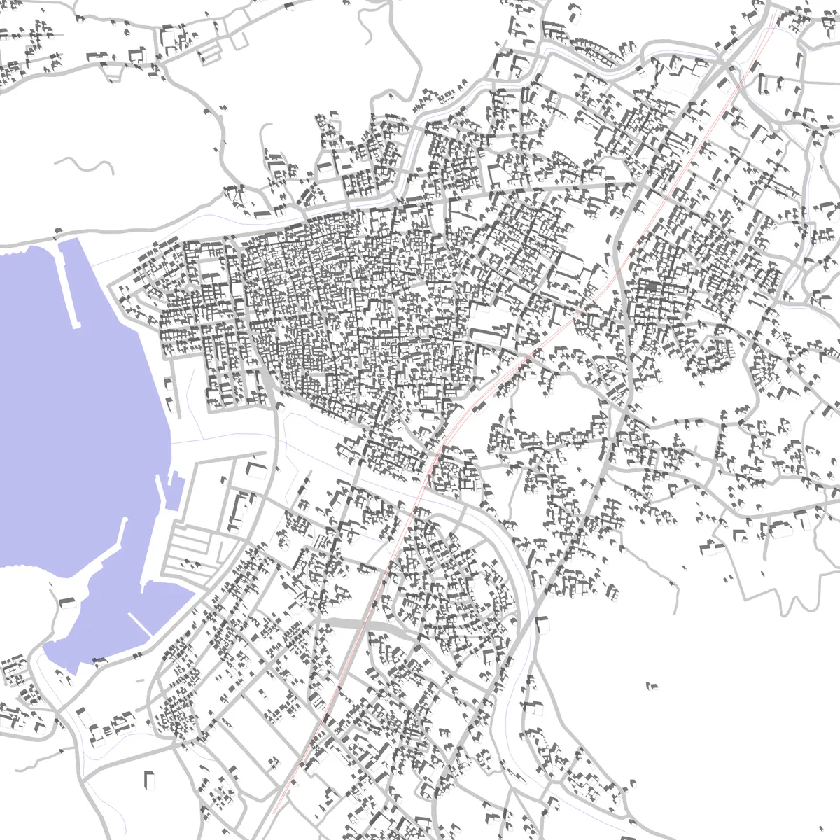 湯浅 敷地図 (2.5 km)