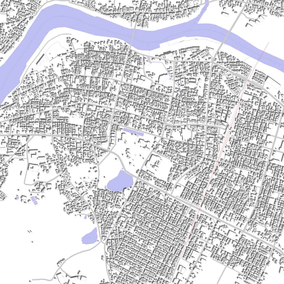 Yurihonjo site plan (2.5 km)