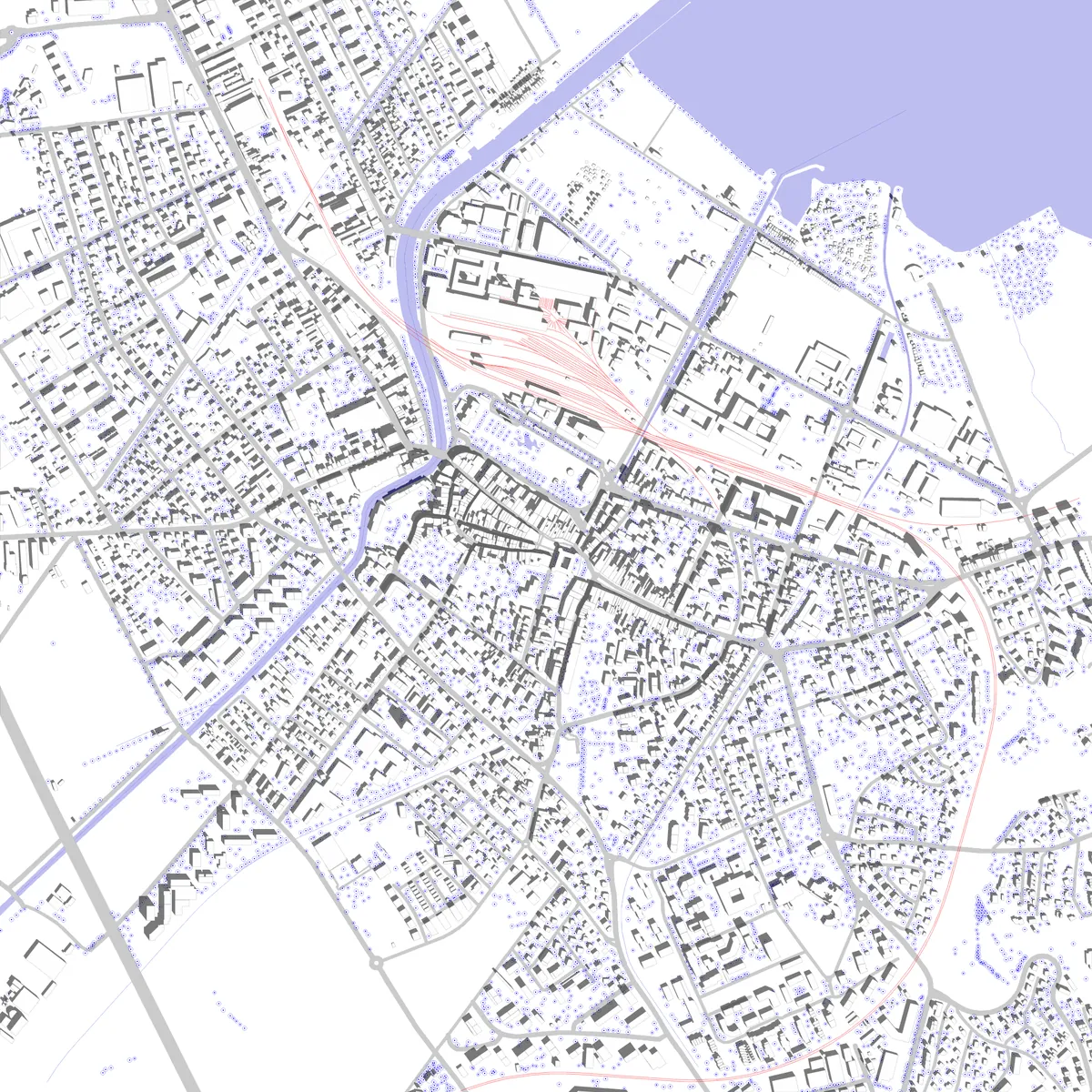 Yverdon-les-Bains site plan (2.5 km)