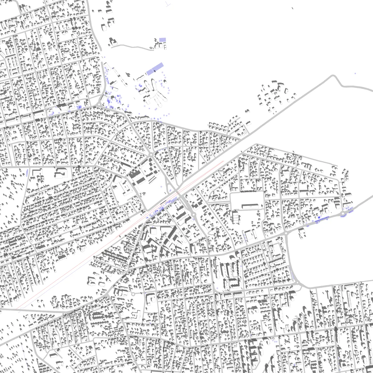 Ząbki plan zagospodarowania (2,5 km)