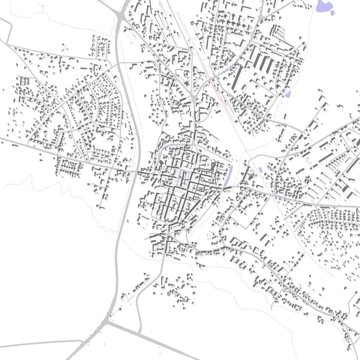 Ząbkowice Śląskie plan zagospodarowania (2,5 km)