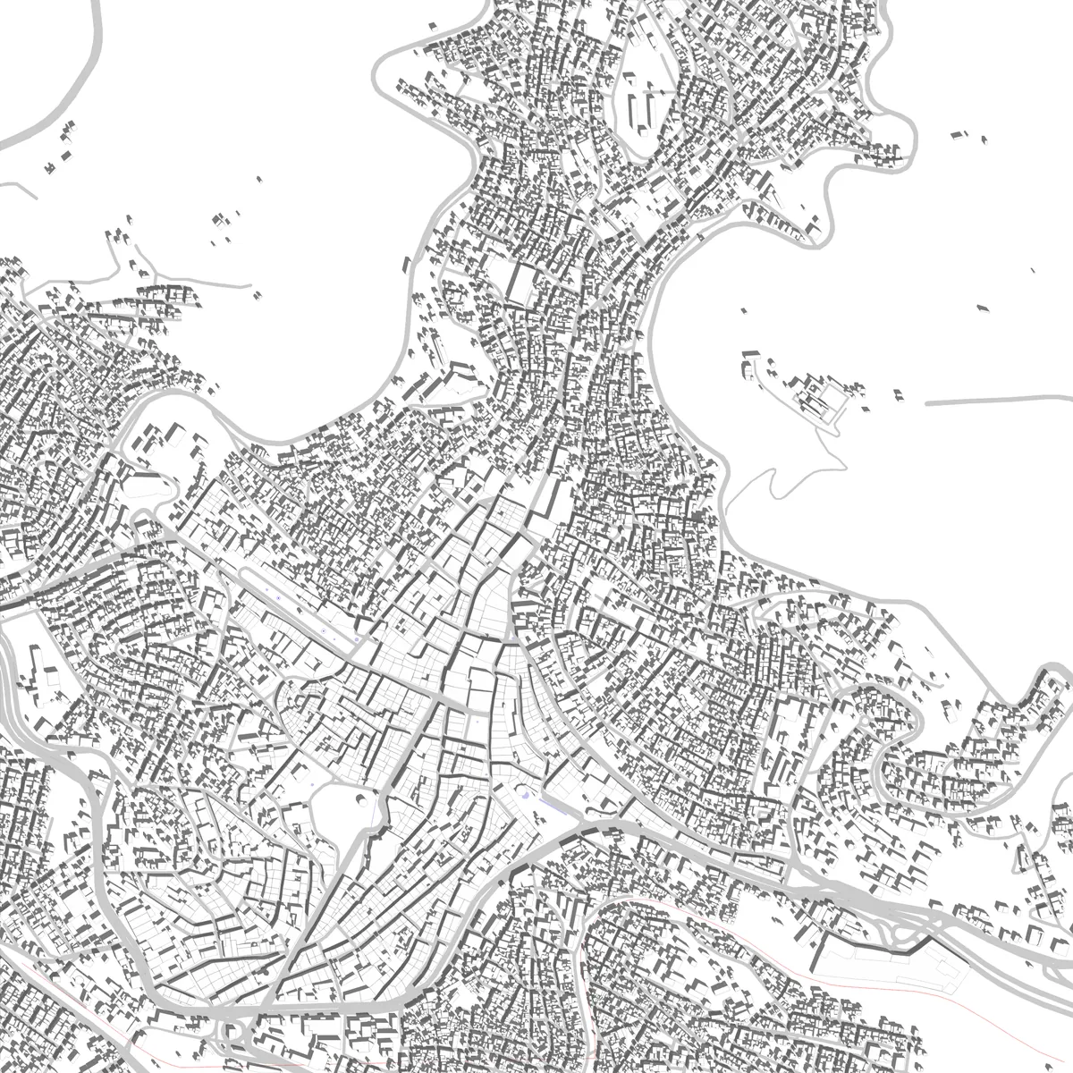 Zacatecas City site plan (2.5 km)