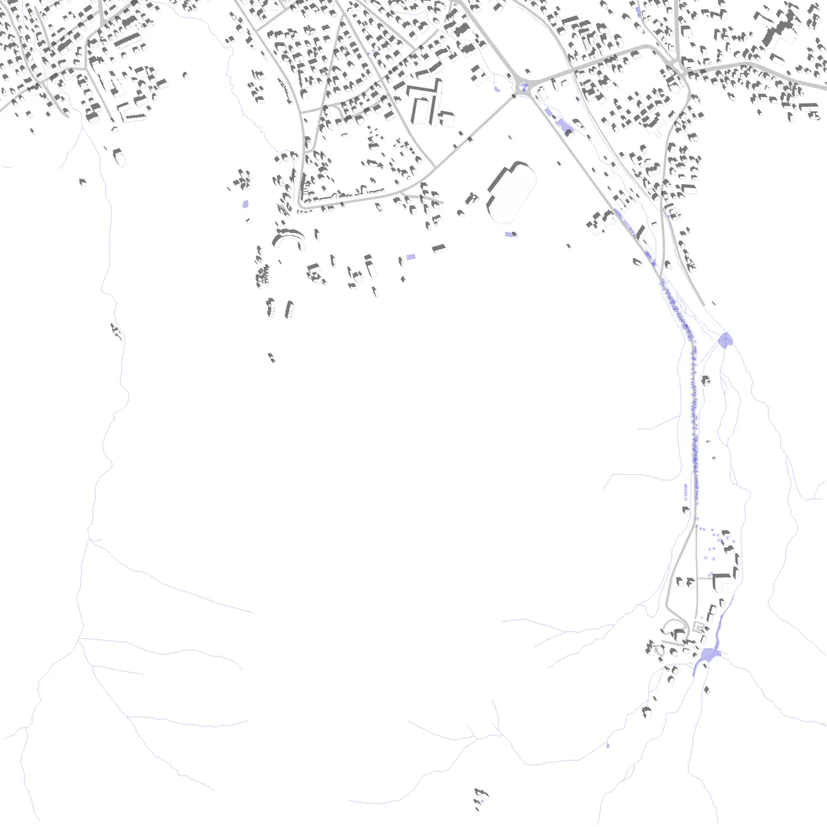 Zakopane site plan (2.5 km)