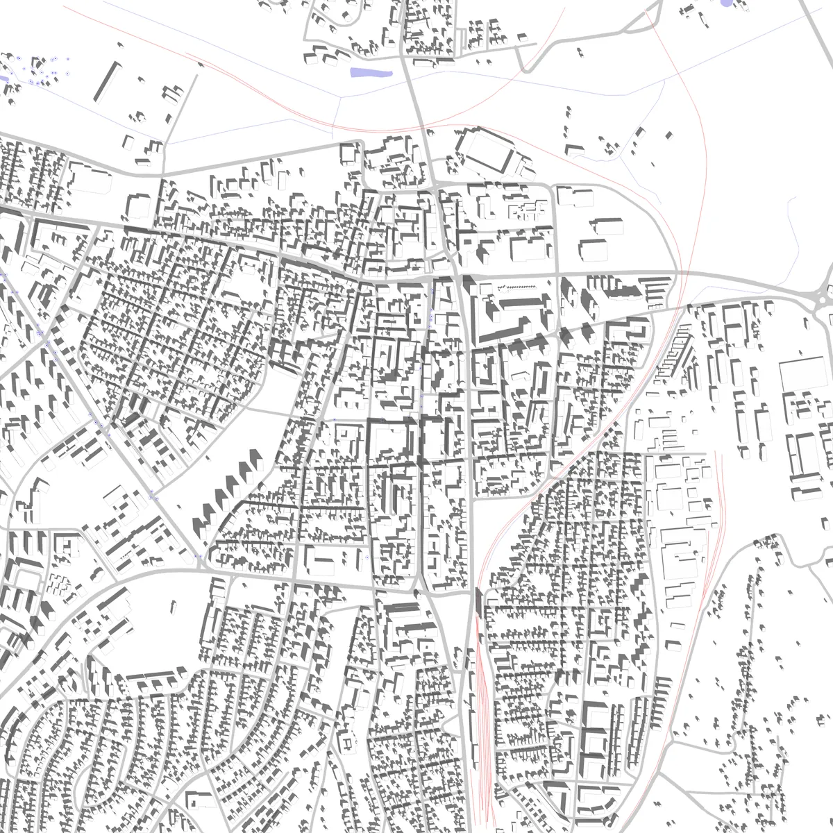 Zalaegerszeg site plan (2.5 km)
