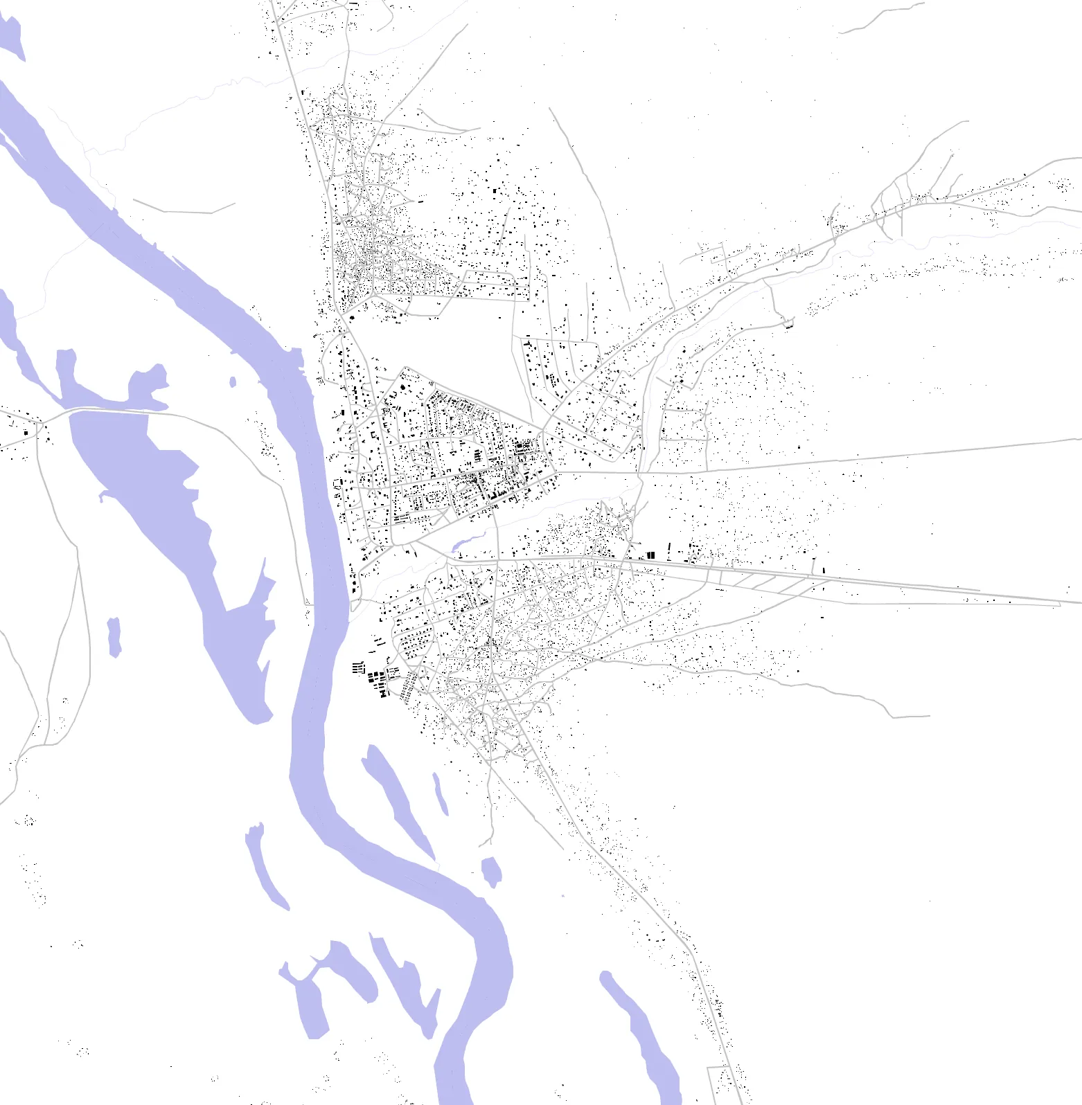 Zambezi figure ground plan