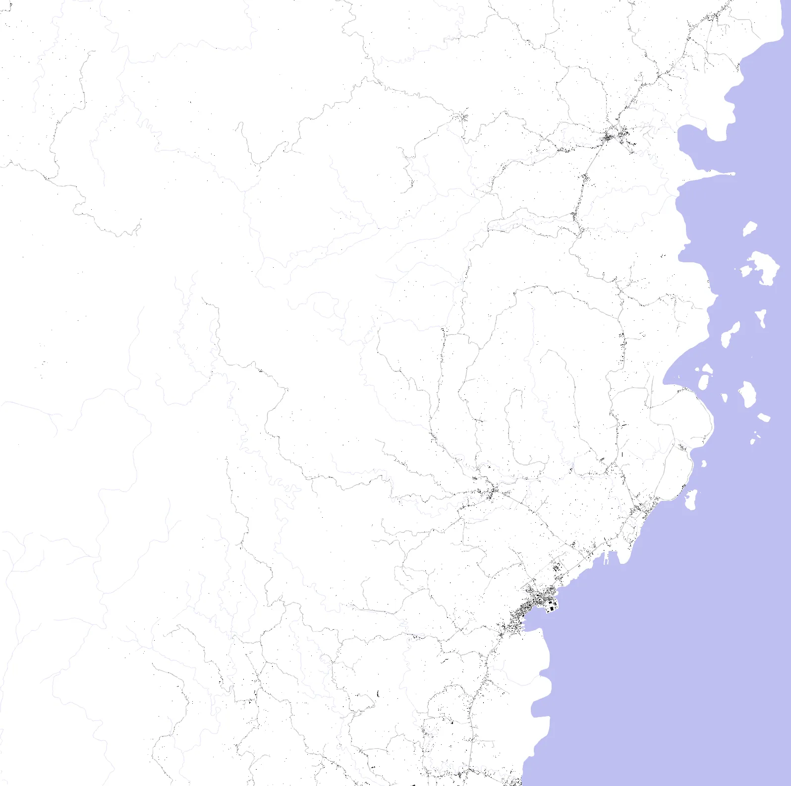 Zamboanga City figure ground plan