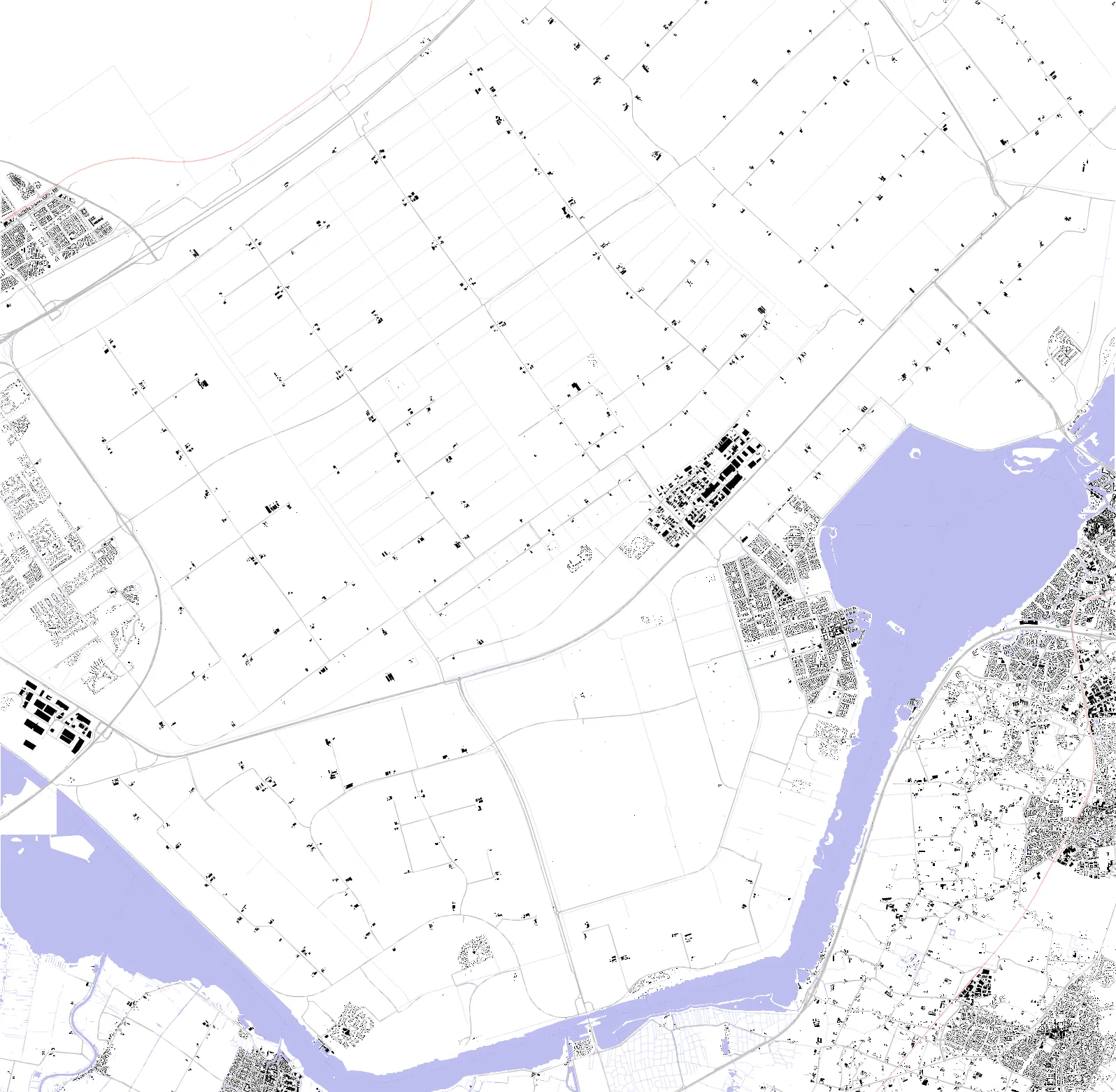 Zeewolde figure ground plan