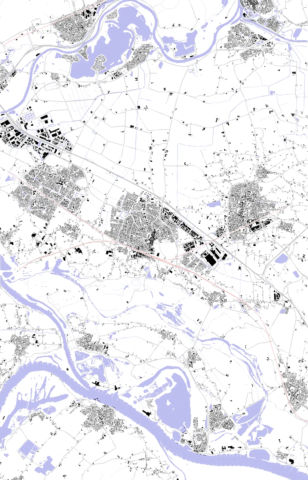 Zevenaar figure ground plan