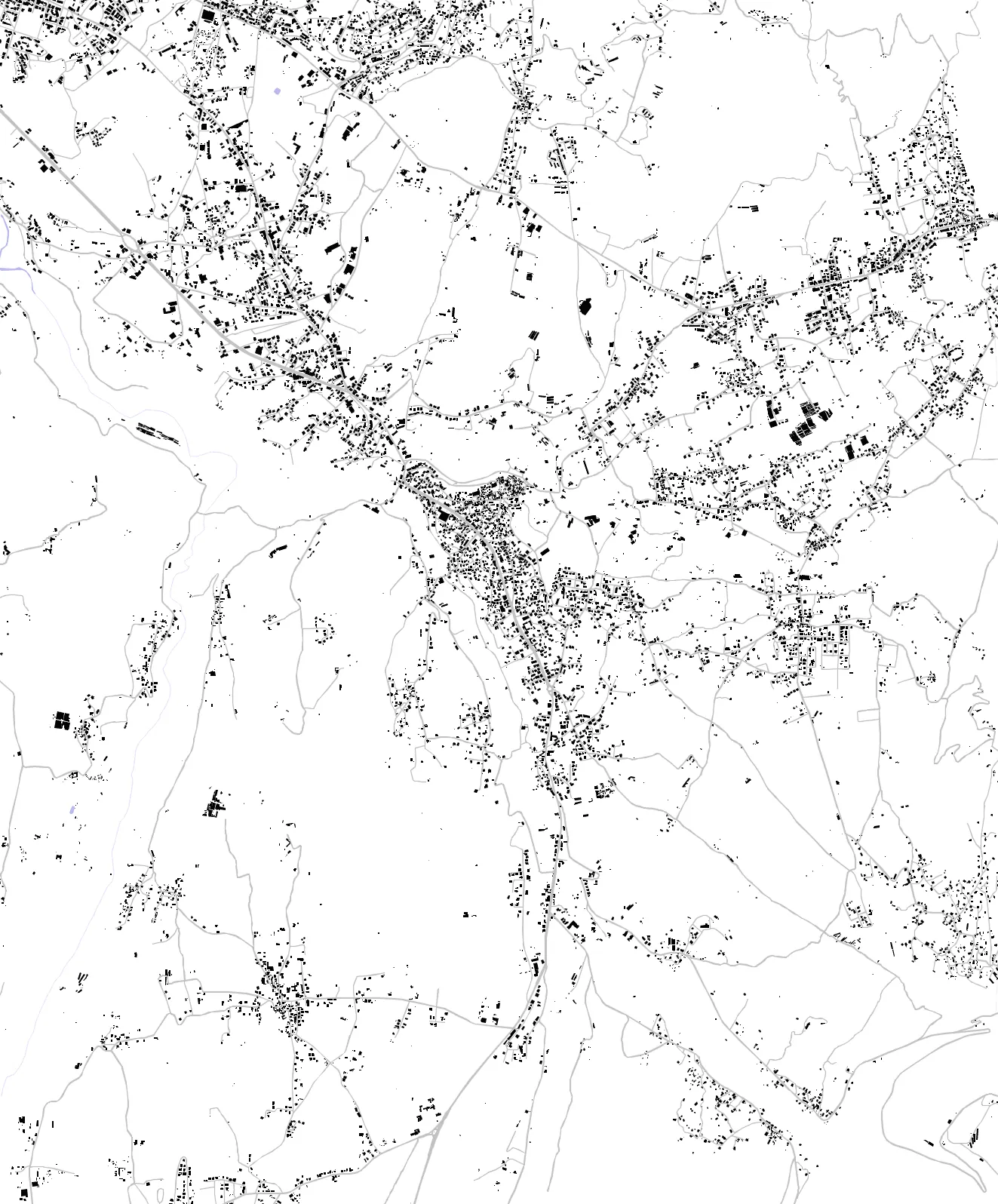 Zgharta figure ground plan
