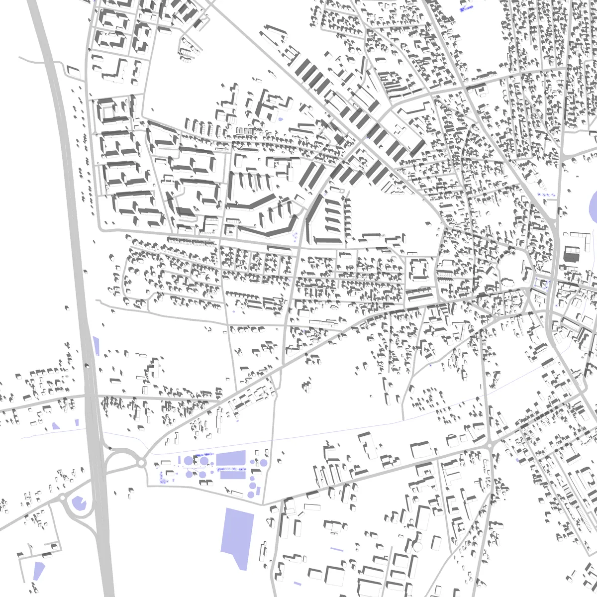 Zgierz plan zagospodarowania (2,5 km)