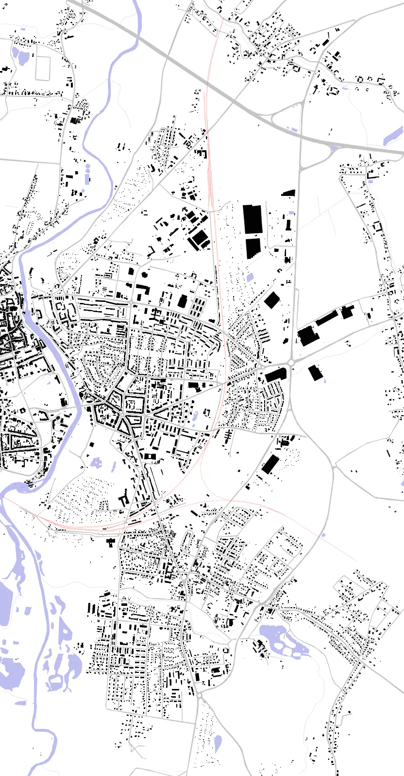 Zgorzelec figure ground plan
