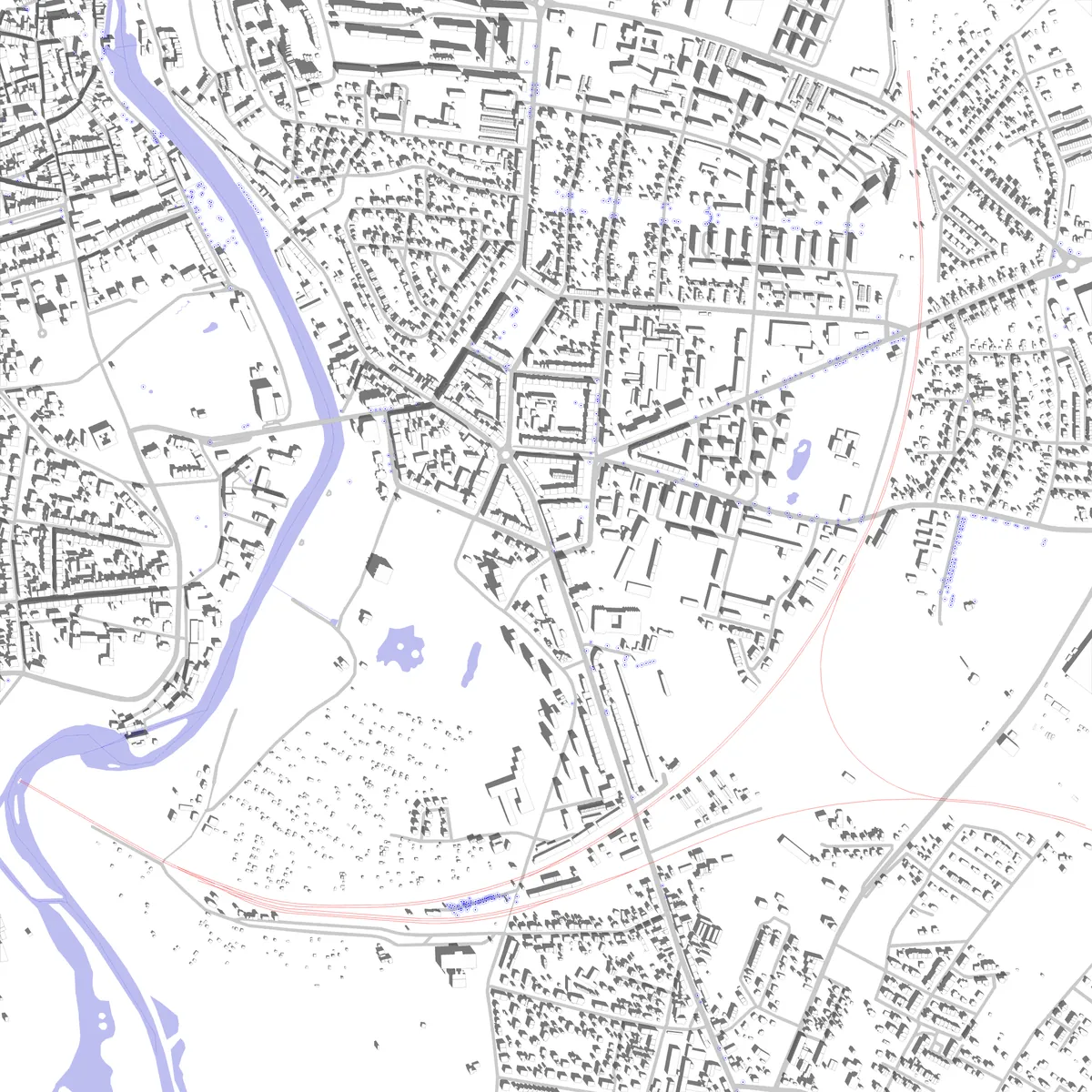 Zgorzelec site plan (2.5 km)