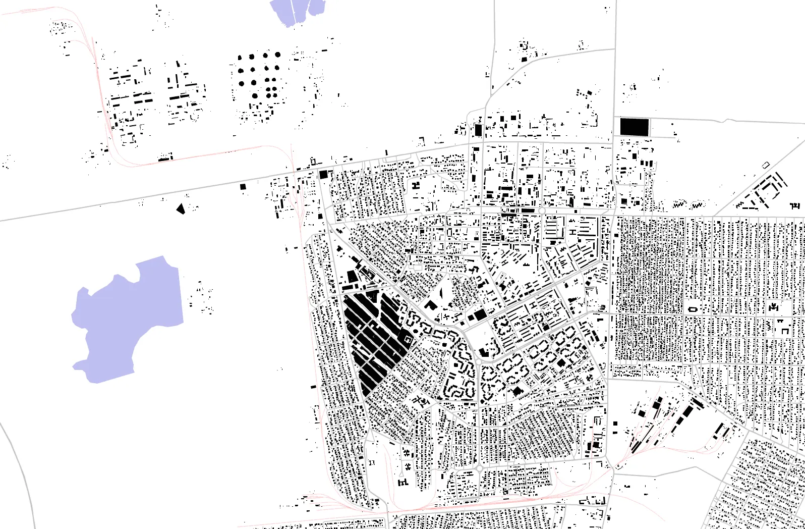 Zhanaozen figure ground plan