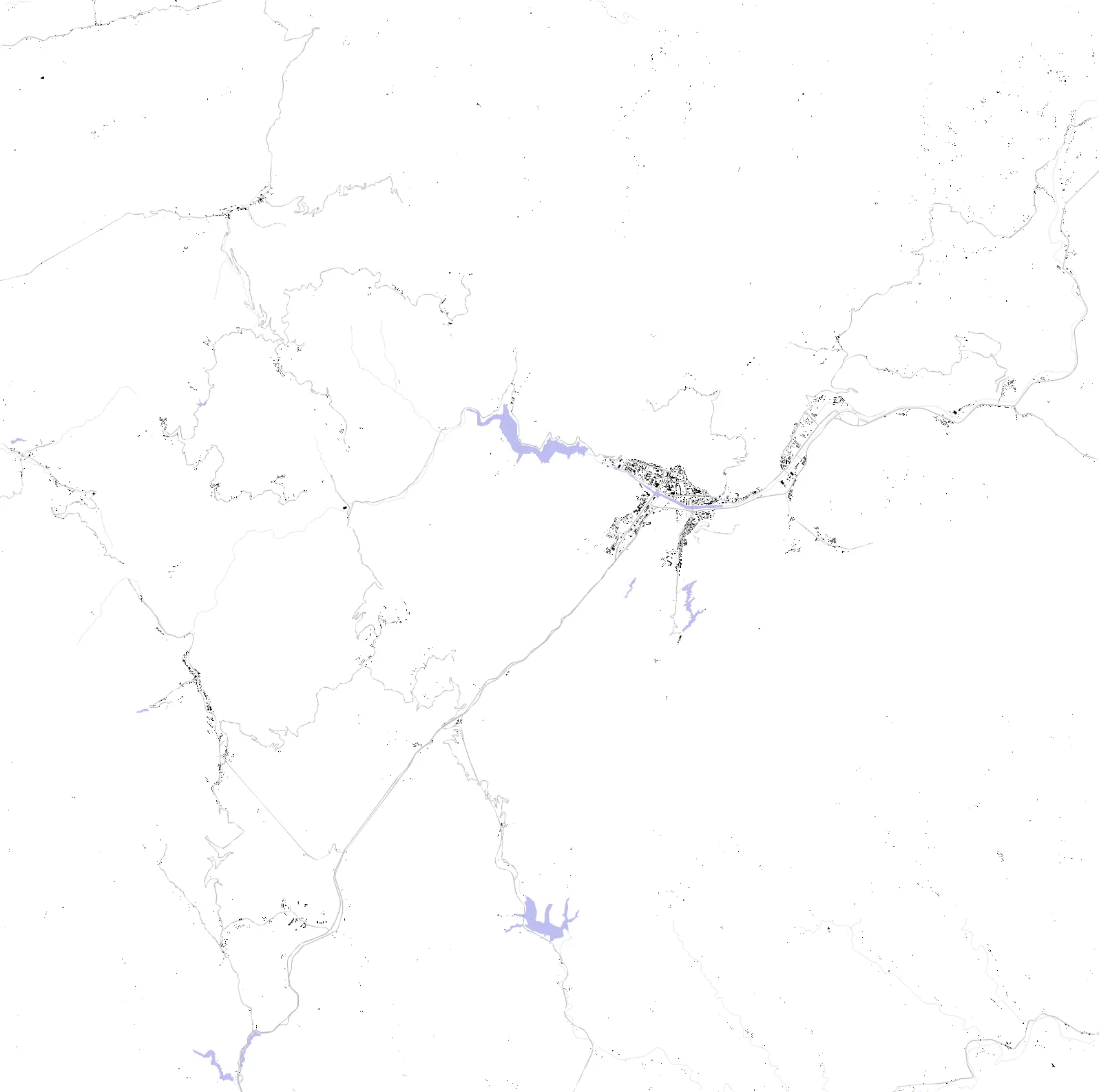 Zhangjiajie figure ground plan