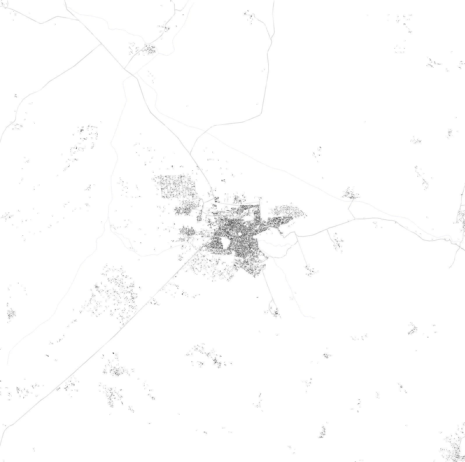 Zhob figure ground plan