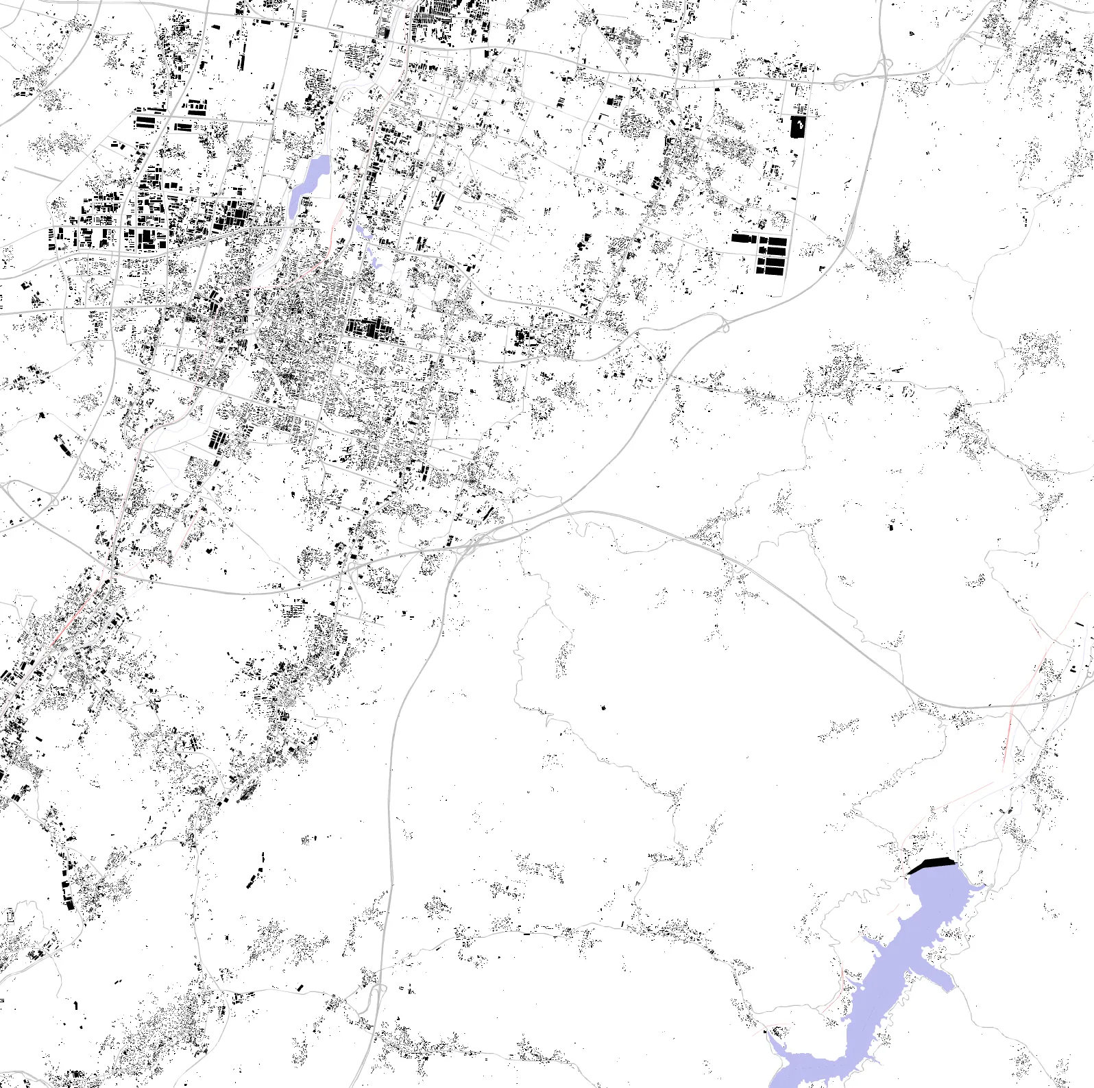 Zibo figure ground plan