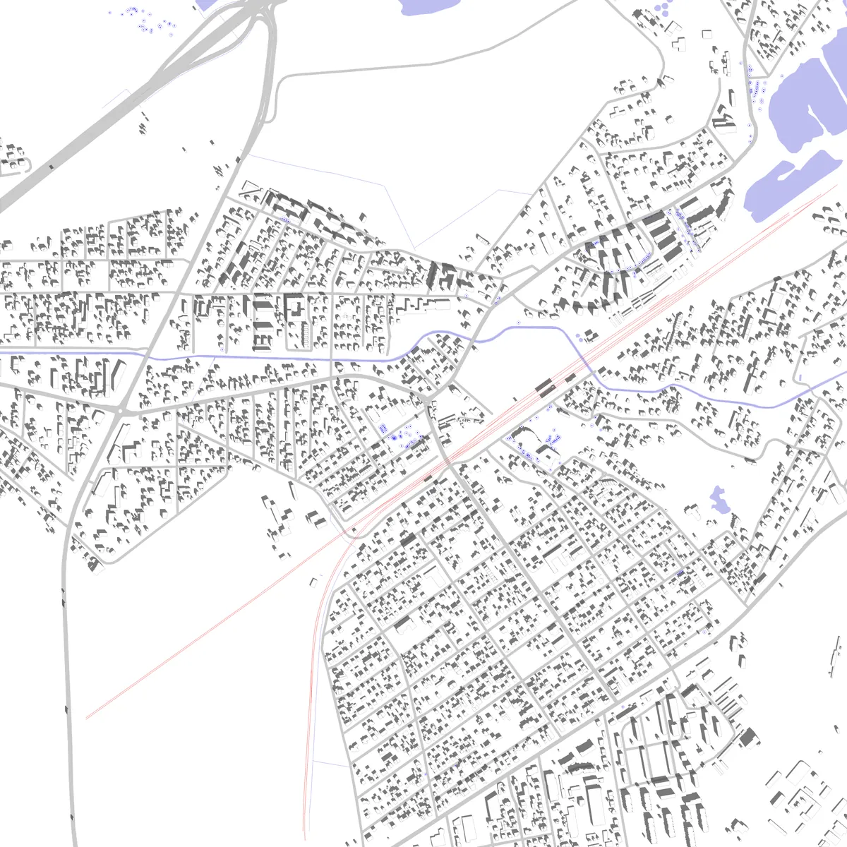 Zielonka site plan (2.5 km)
