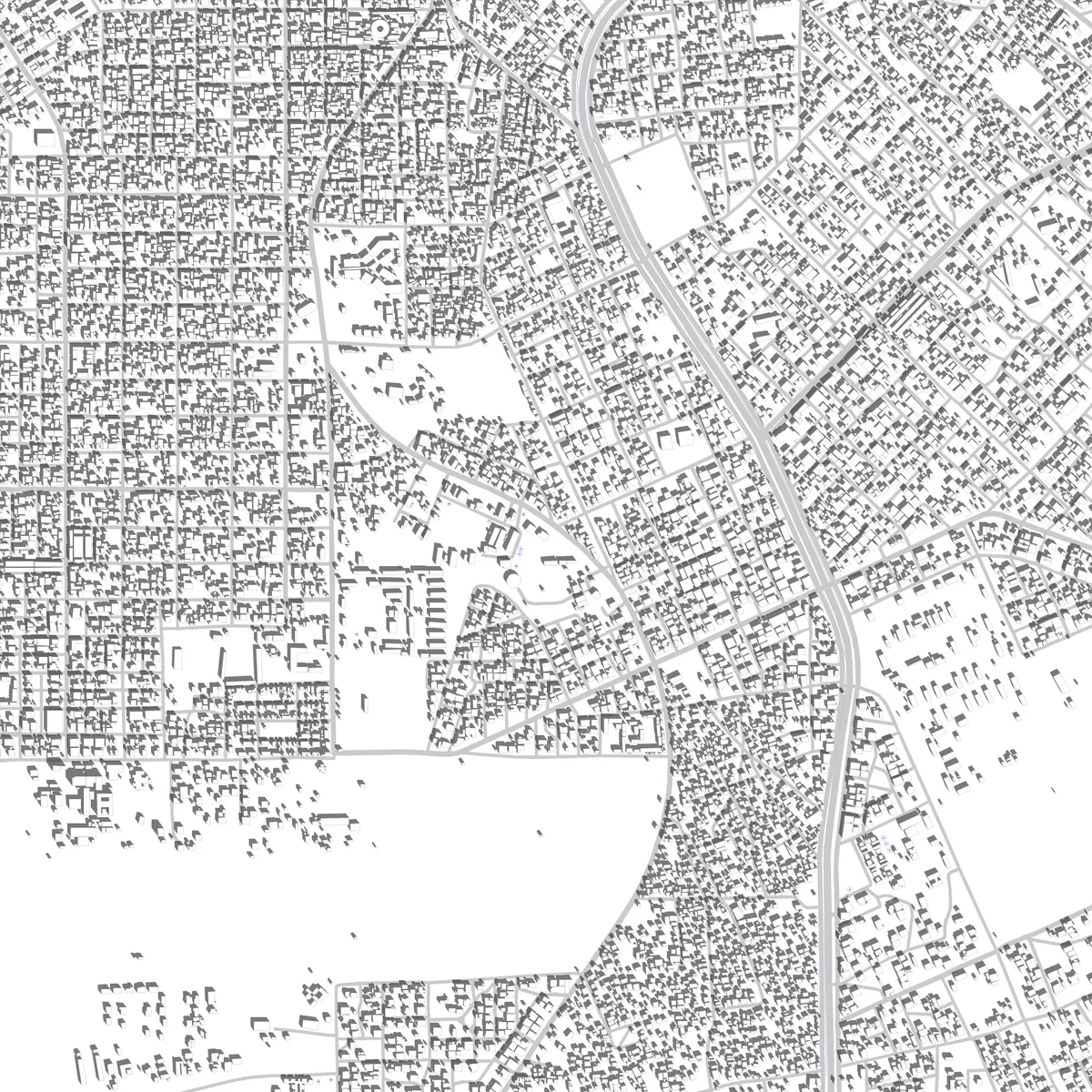 Ziguinchor site plan (2.5 km)