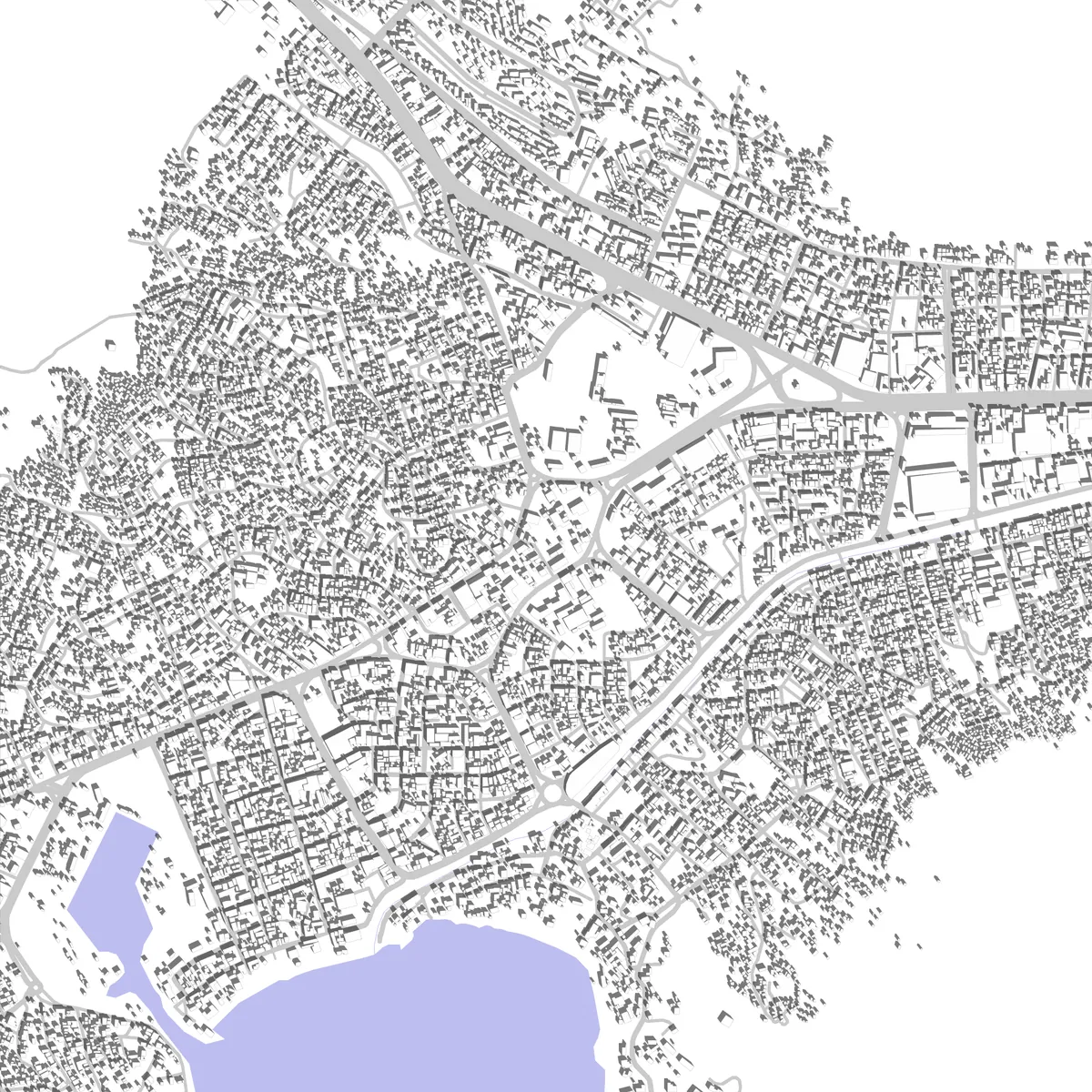 Zihuatanejo plano de situación (2.5 km)