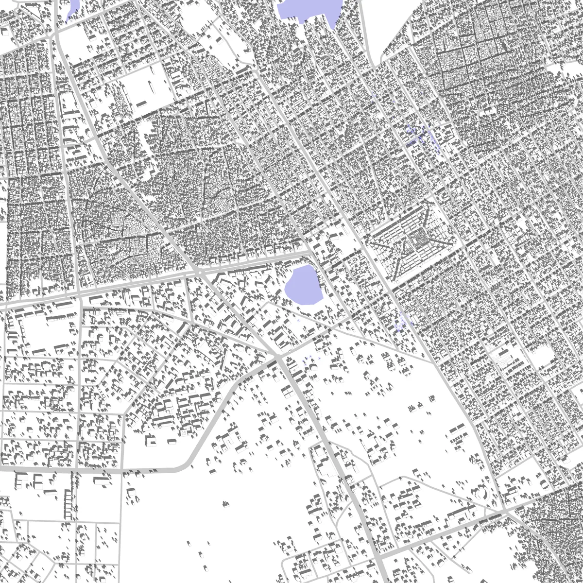 Zinder site plan (2.5 km)