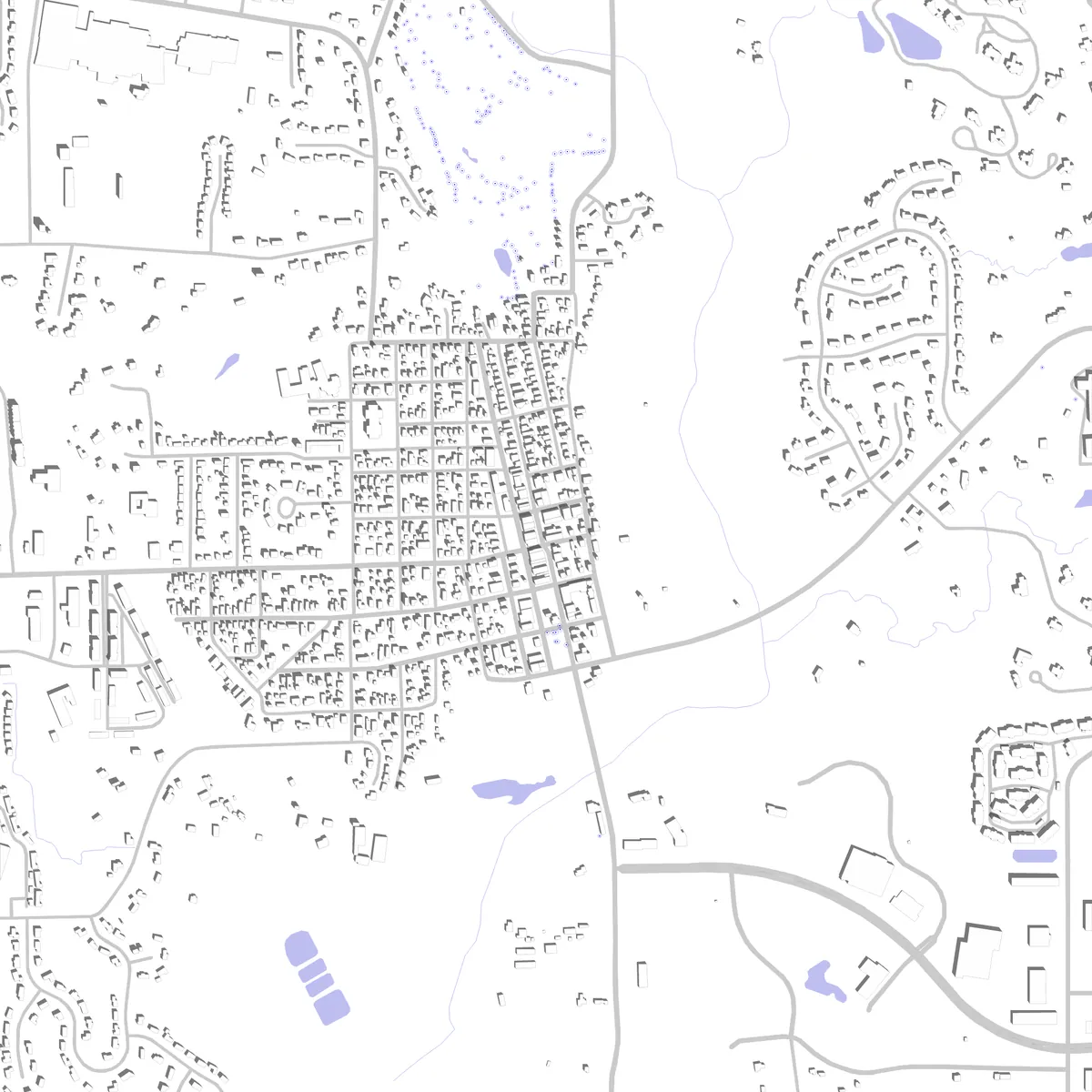 Zionsville site plan (2.5 km)