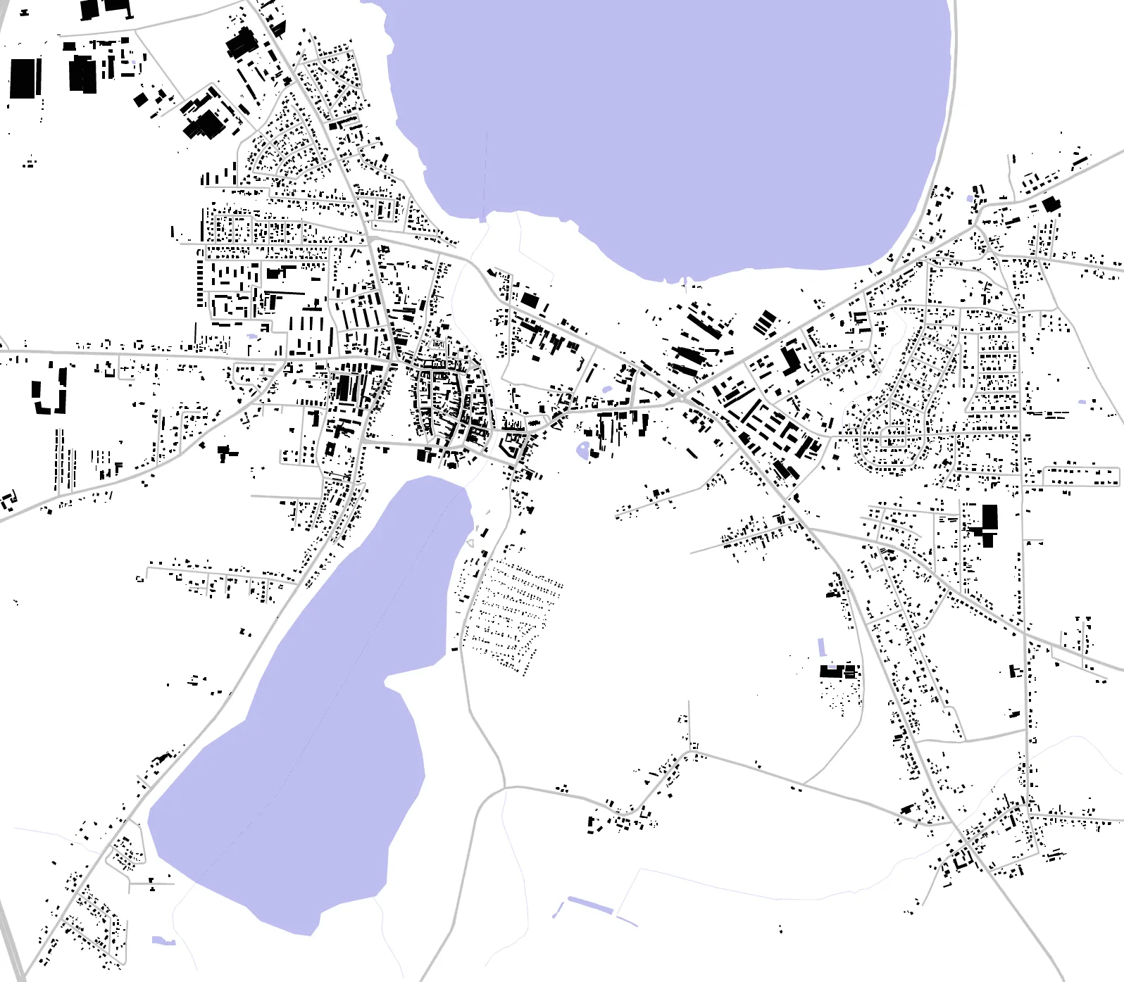 Żnin figure ground plan