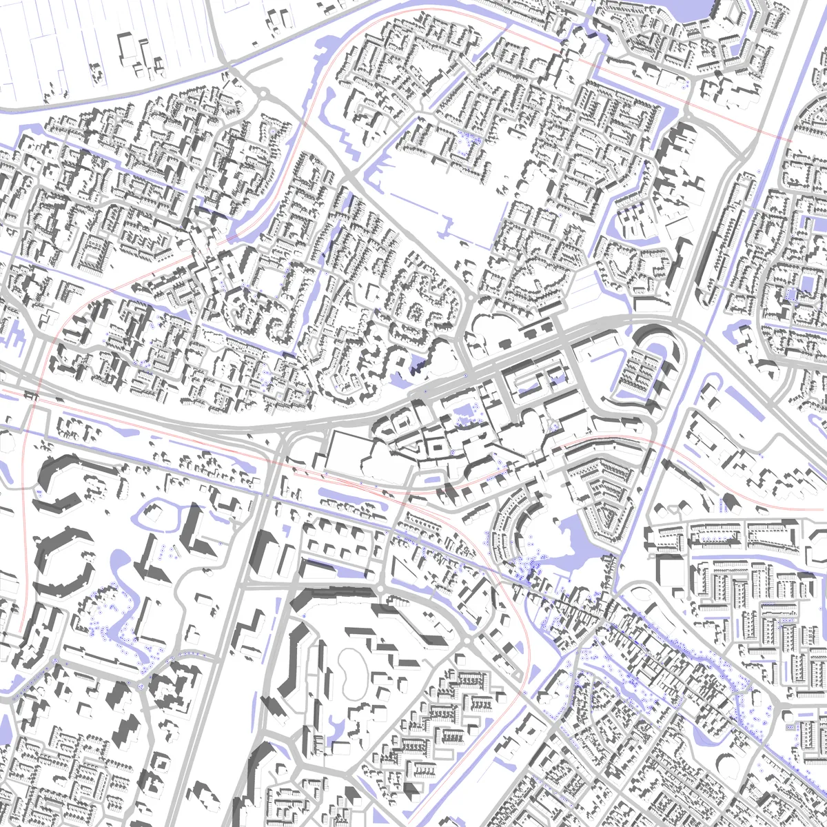 Zoetermeer site plan (2.5 km)