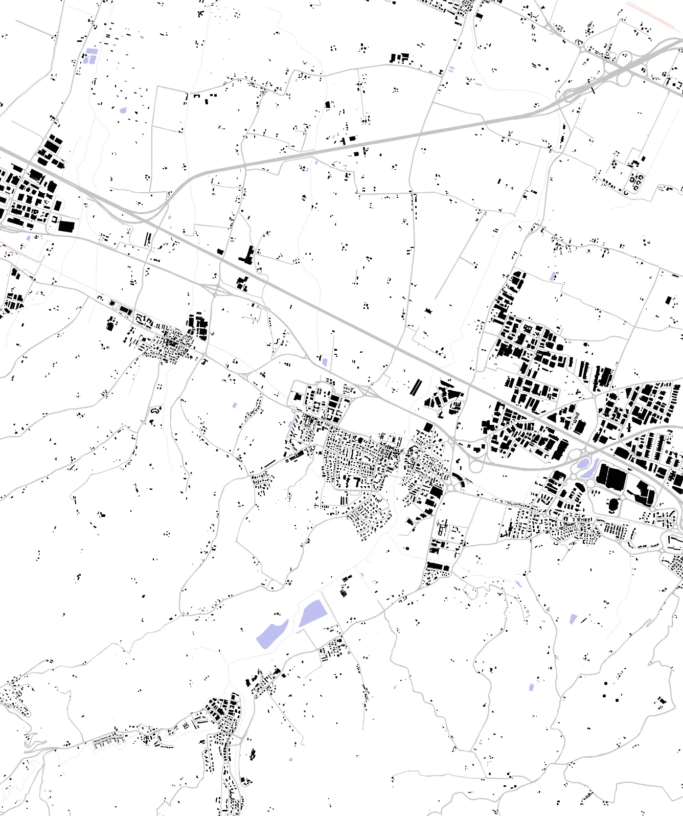 Zola Predosa figure ground plan