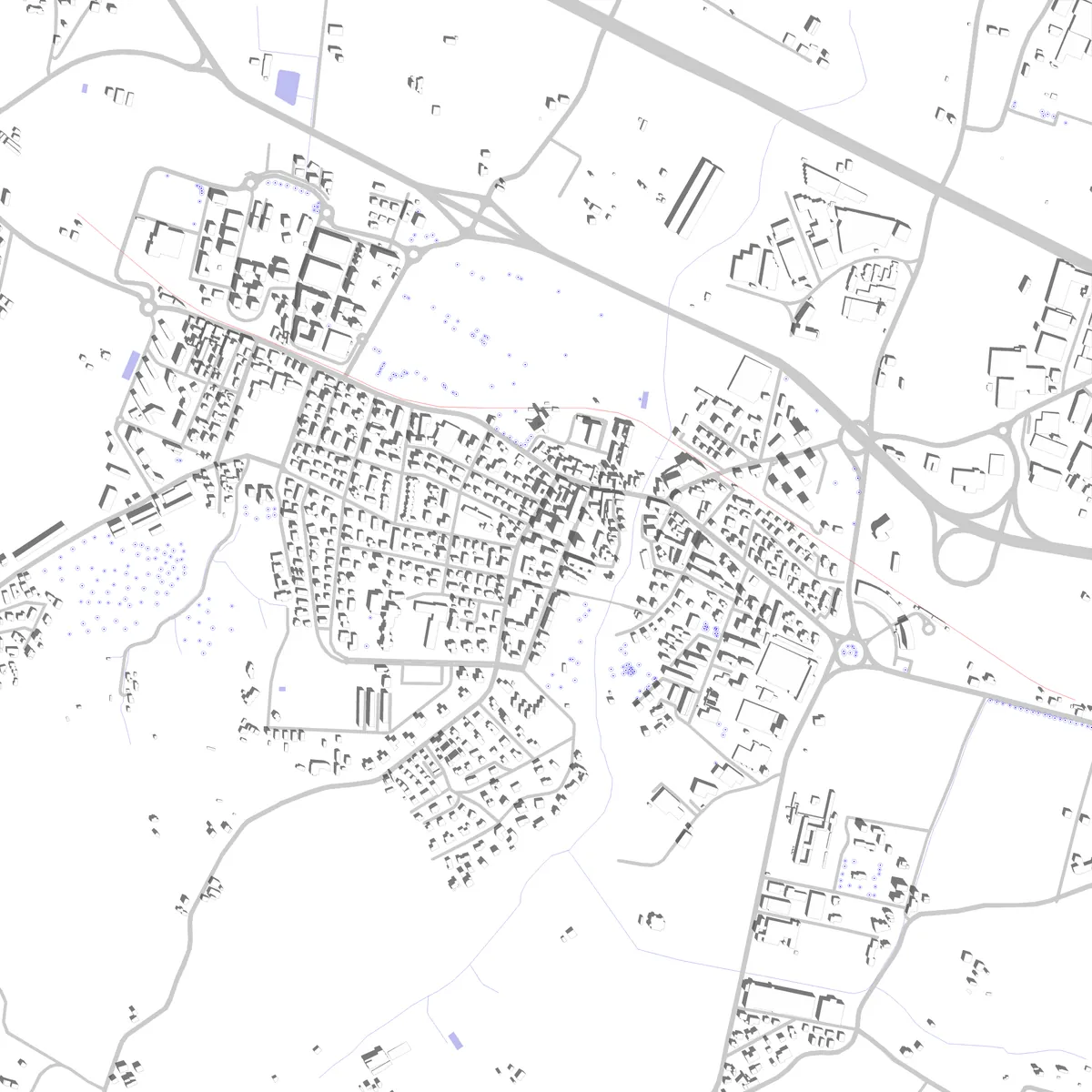 Zola Predosa site plan (2.5 km)