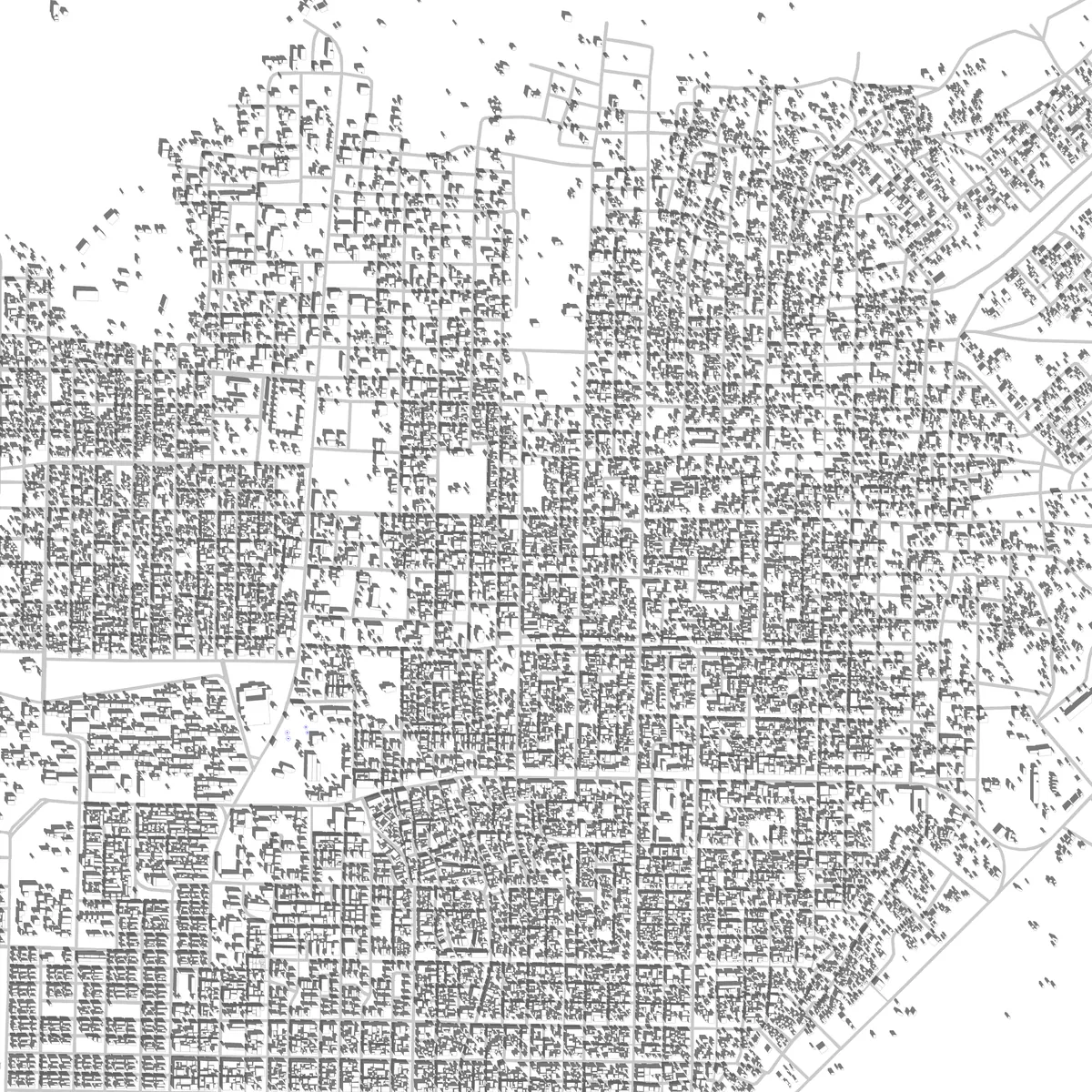 Zouérat site plan (2.5 km)