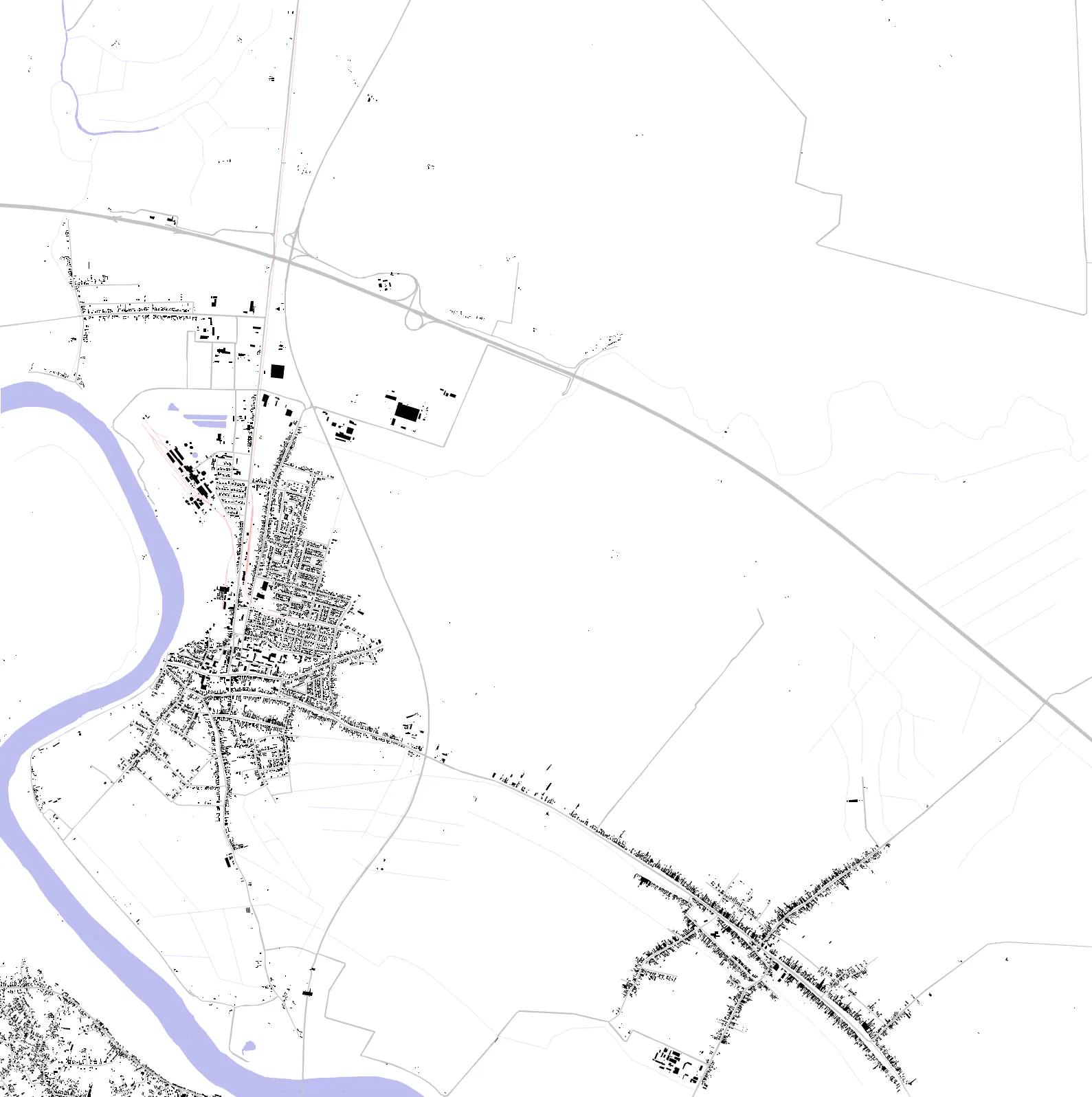 Županja figure ground plan