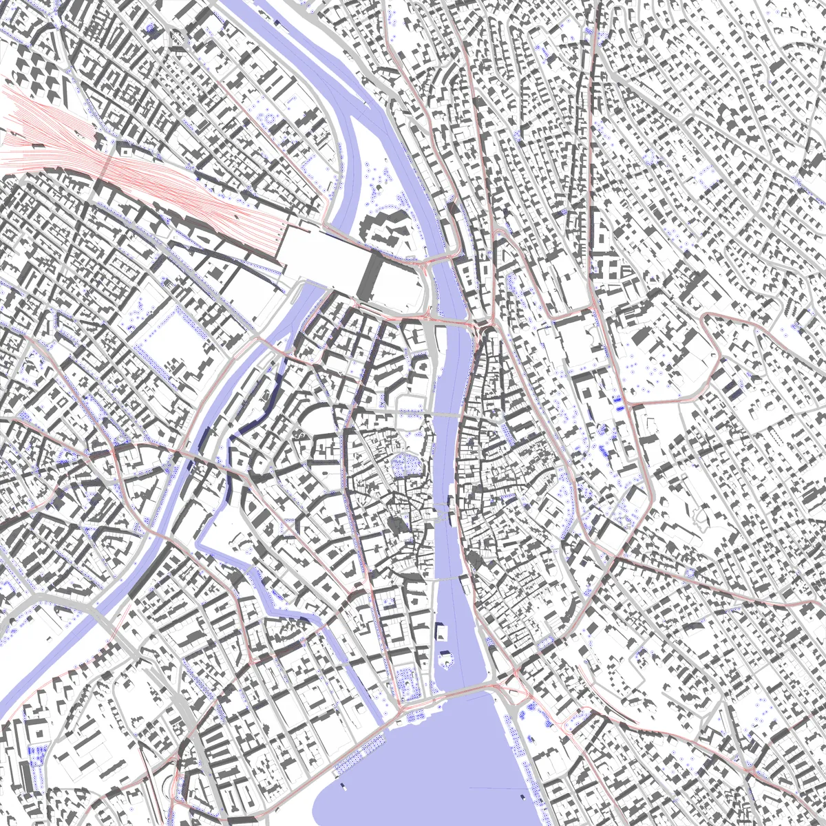 Zurich site plan (2.5 km)