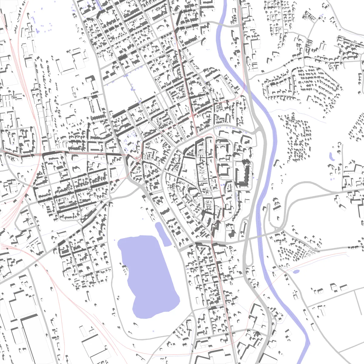 Zwickau Lageplan (2,5 km)