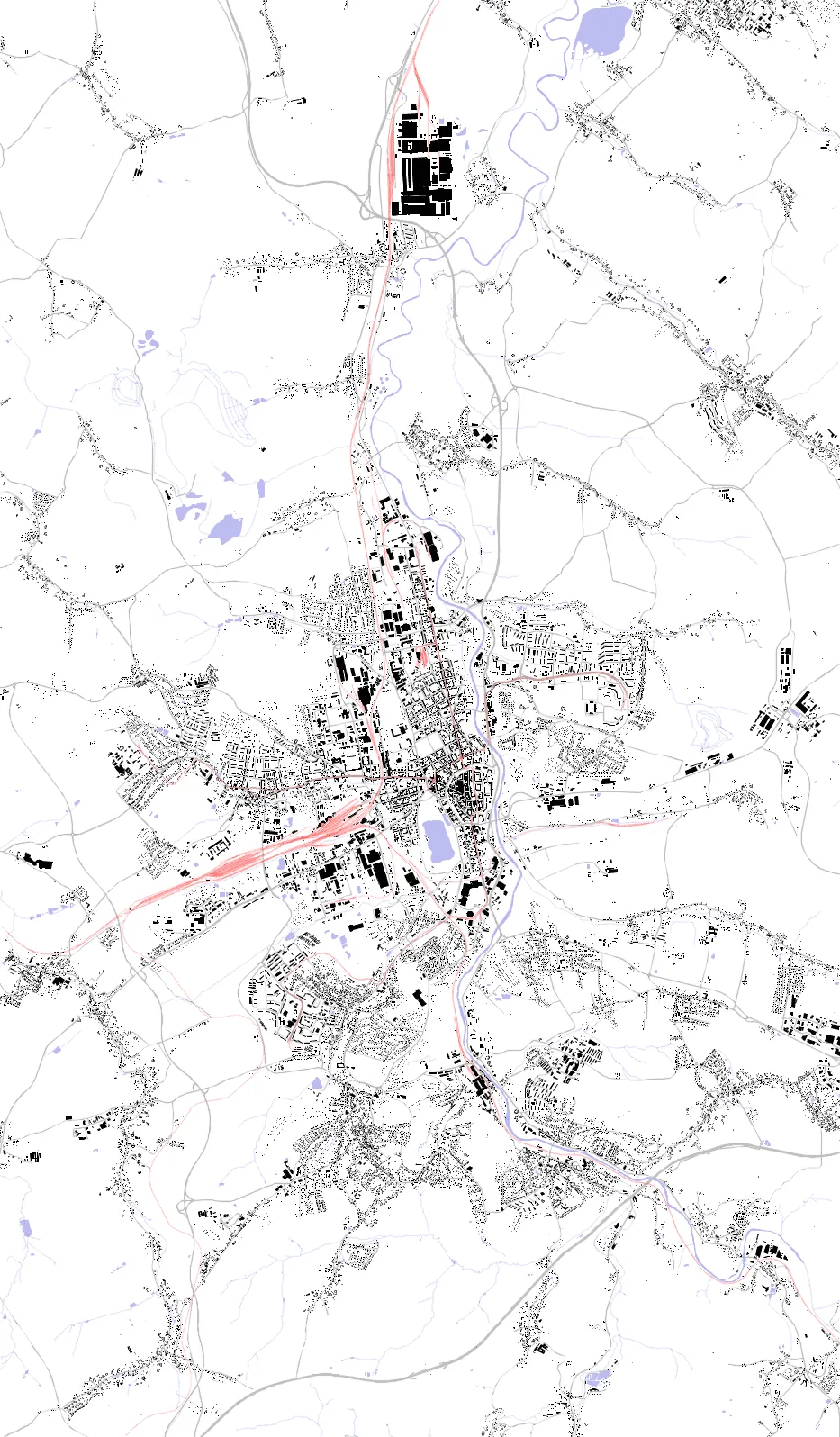 Zwickau Schwarzplan