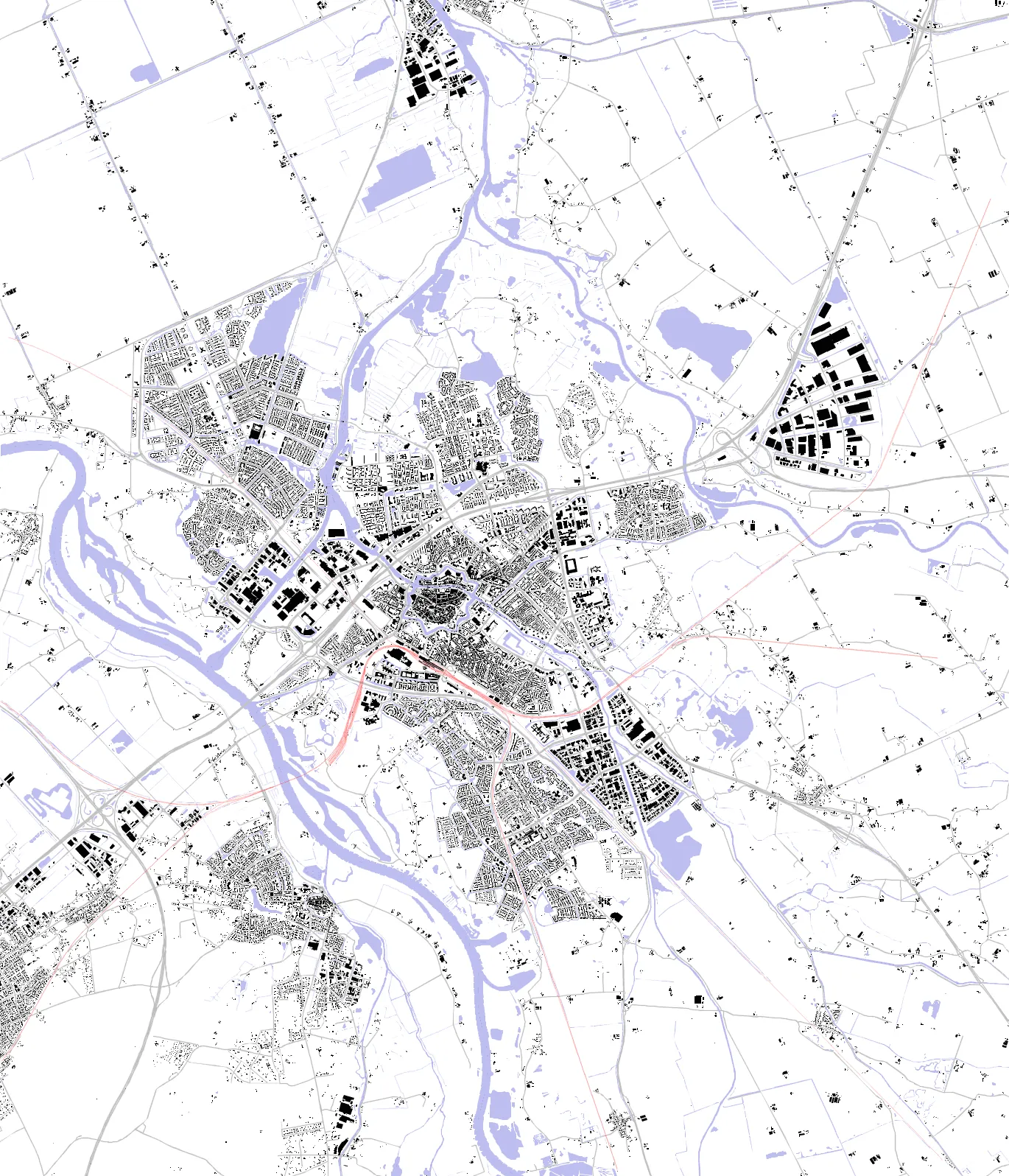 Zwolle figure ground plan