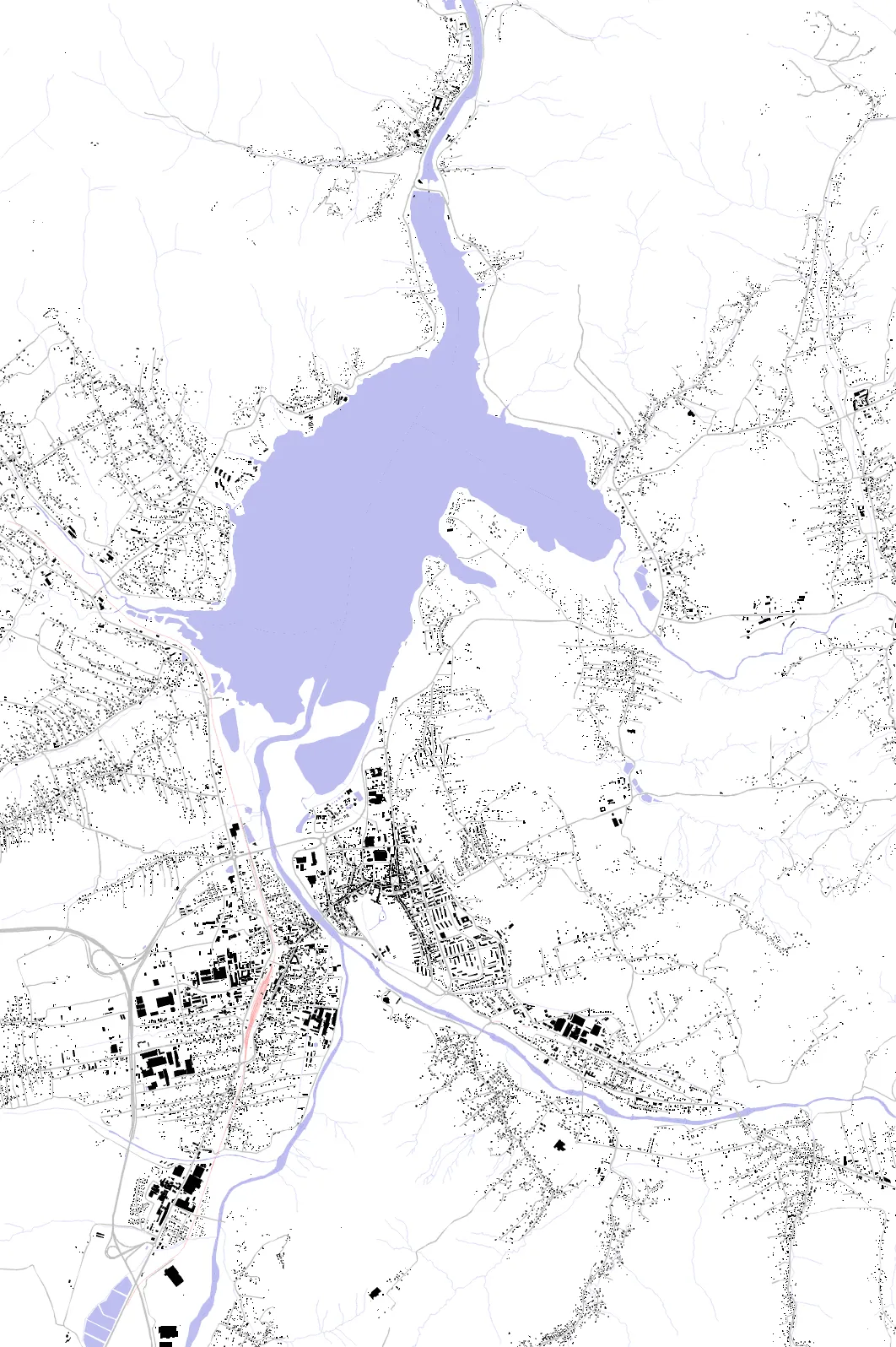 Żywiec figure ground plan